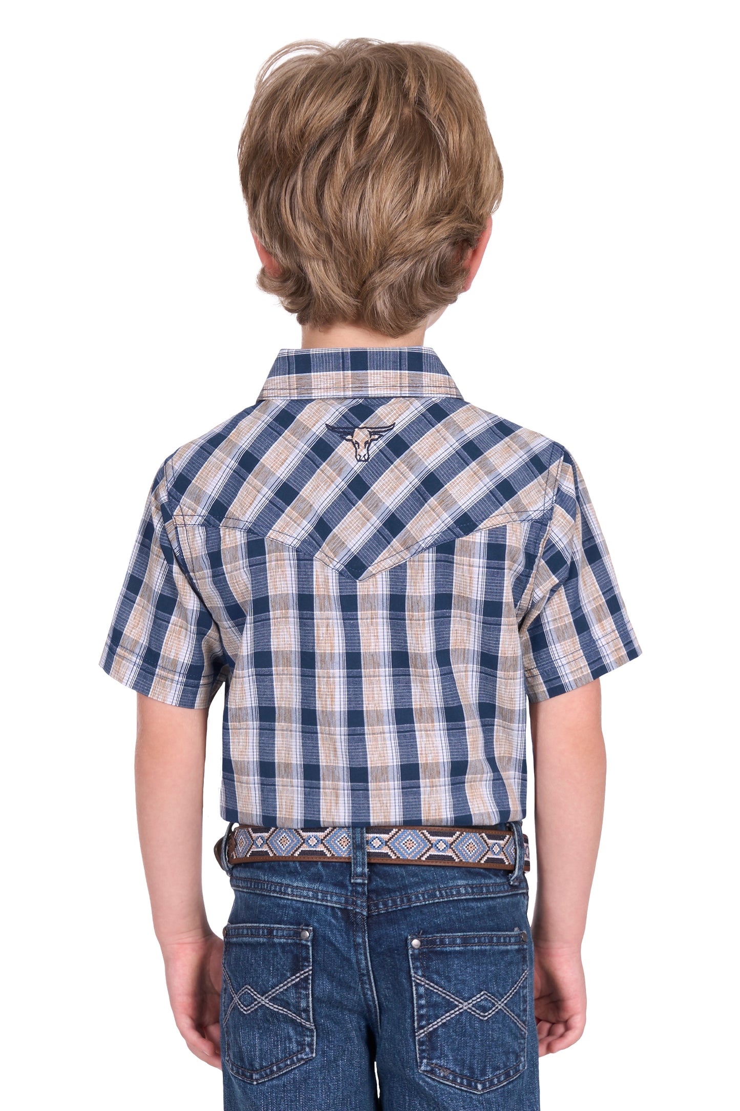 Pure Western Boys Peter SS Shirt - P5S3103075