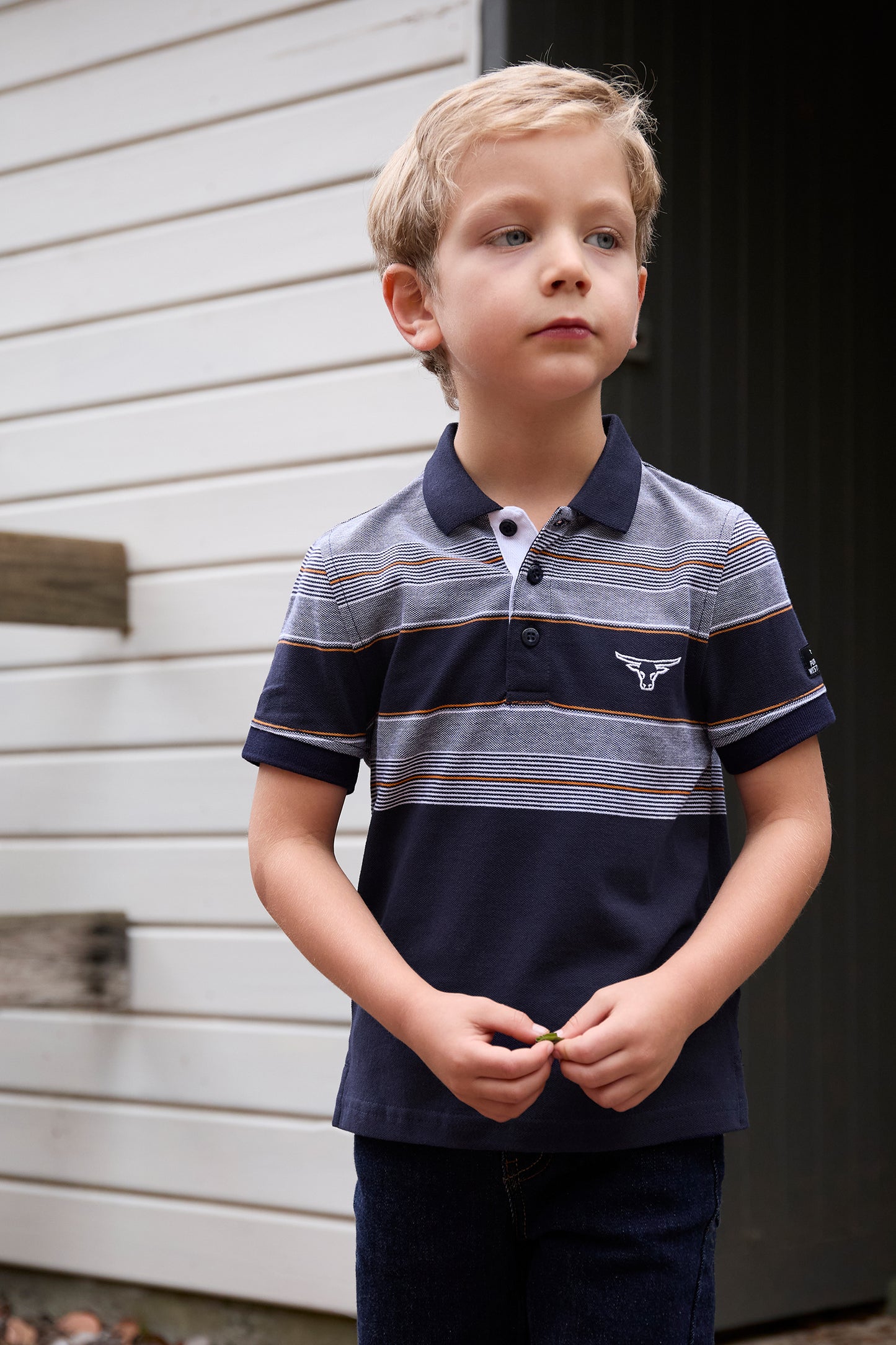 Pure Western Boys Brad Polo Shirt - P5S3500079