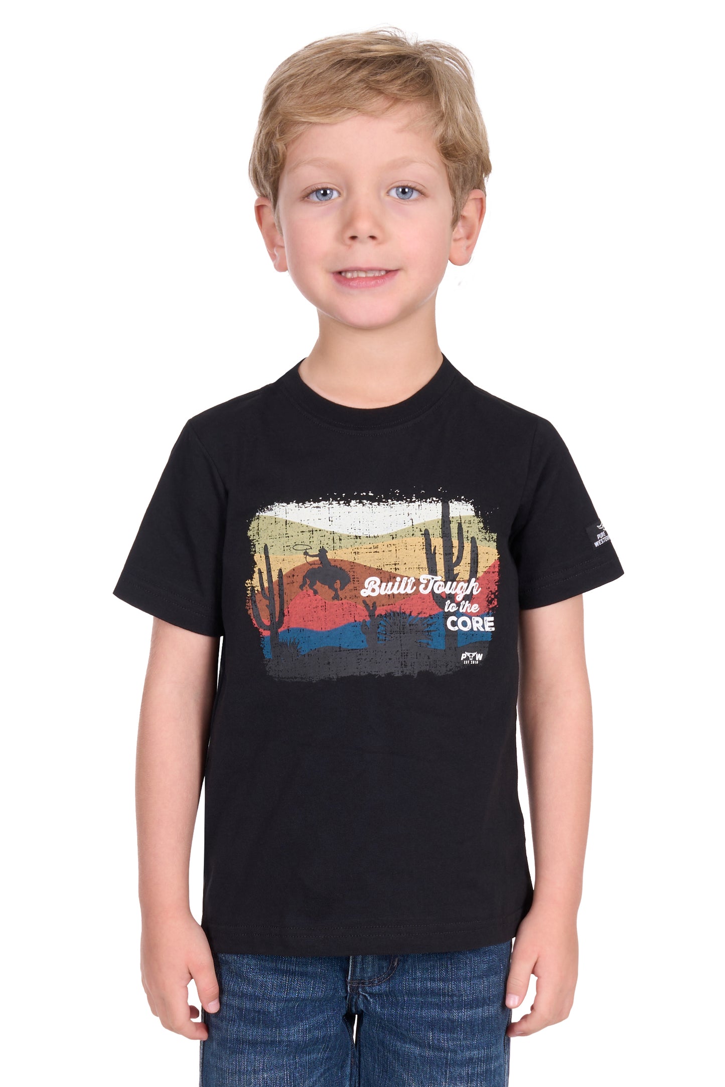Pure Western Boys Terry Shirt P5S3503088