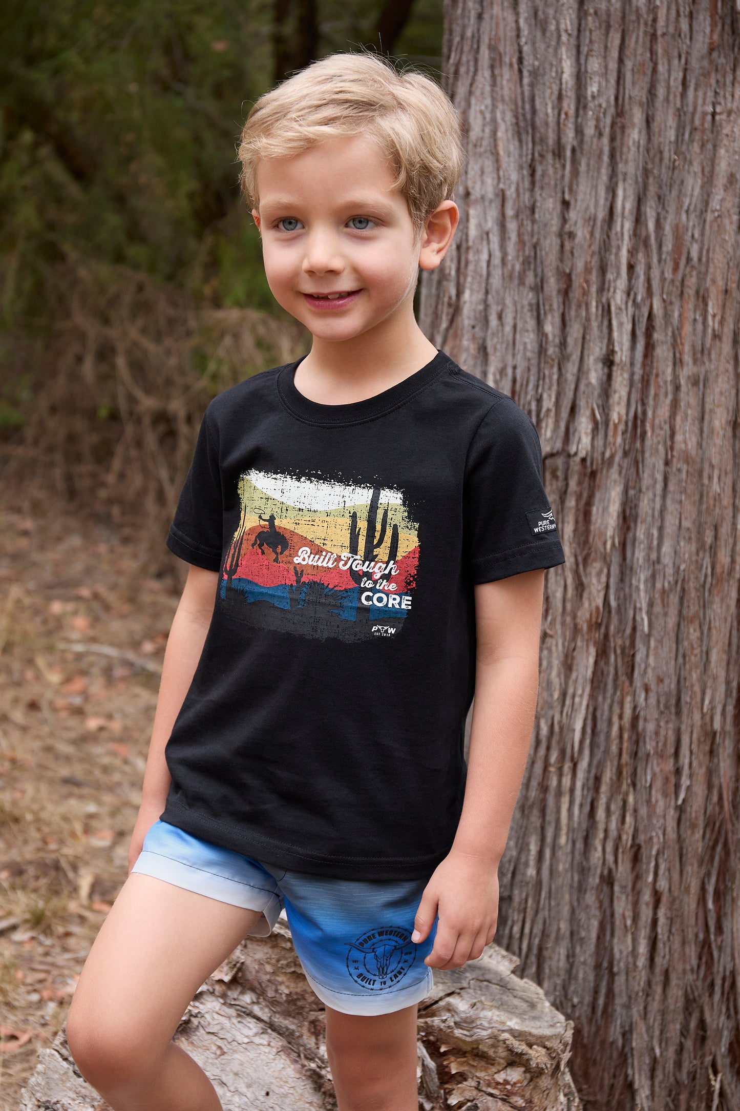 Pure Western Boys Terry Shirt P5S3503088