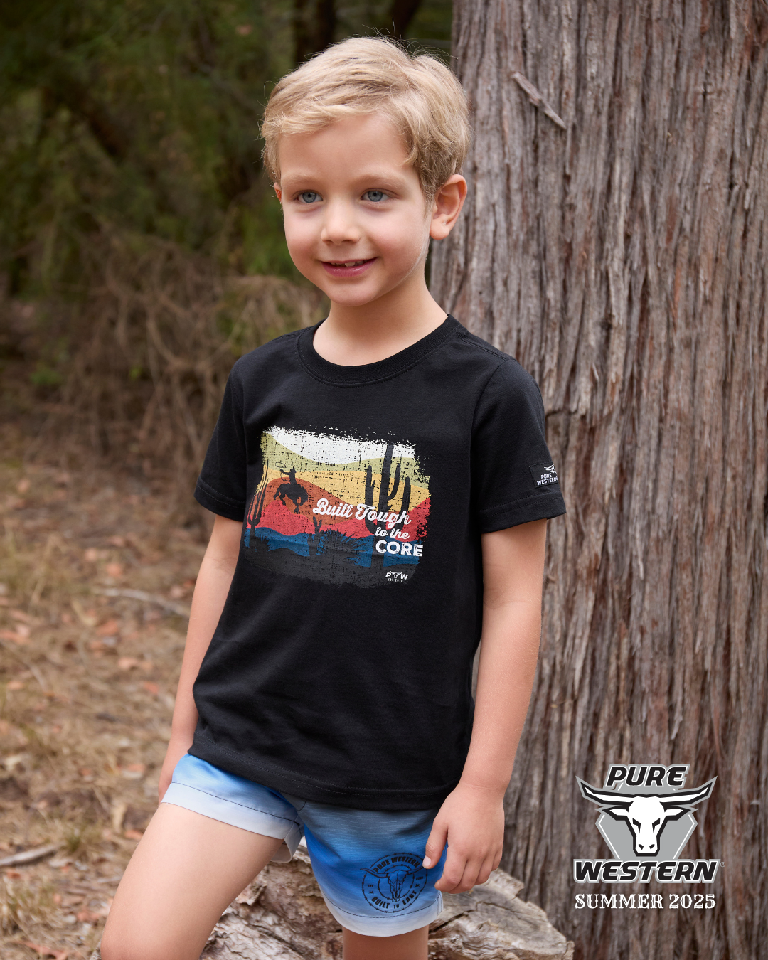 Pure Western Boys Phillip Boardshorts - P5S3302391