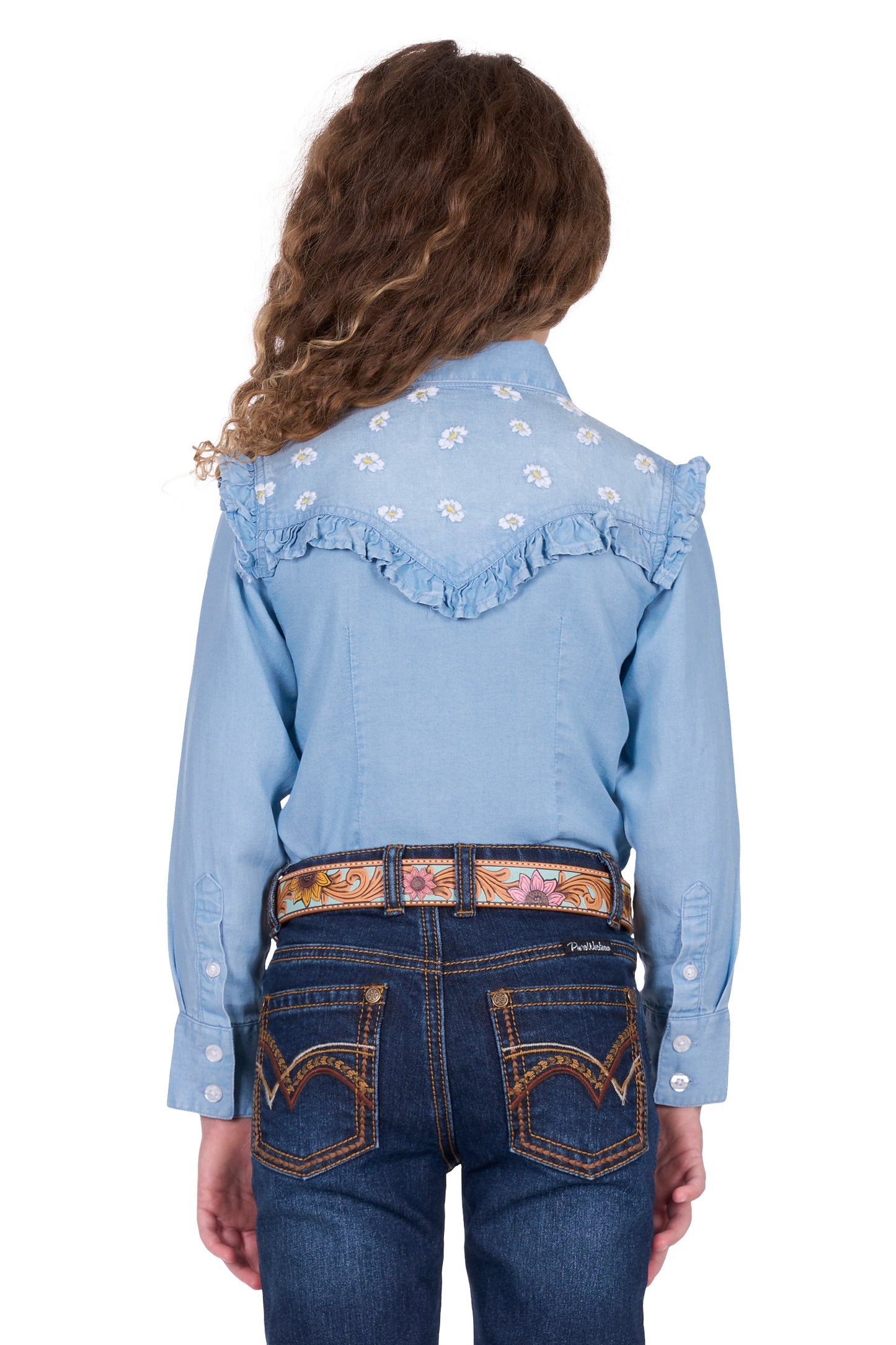 Pure Western Girls Pheobe LS Shirt P5S5126121