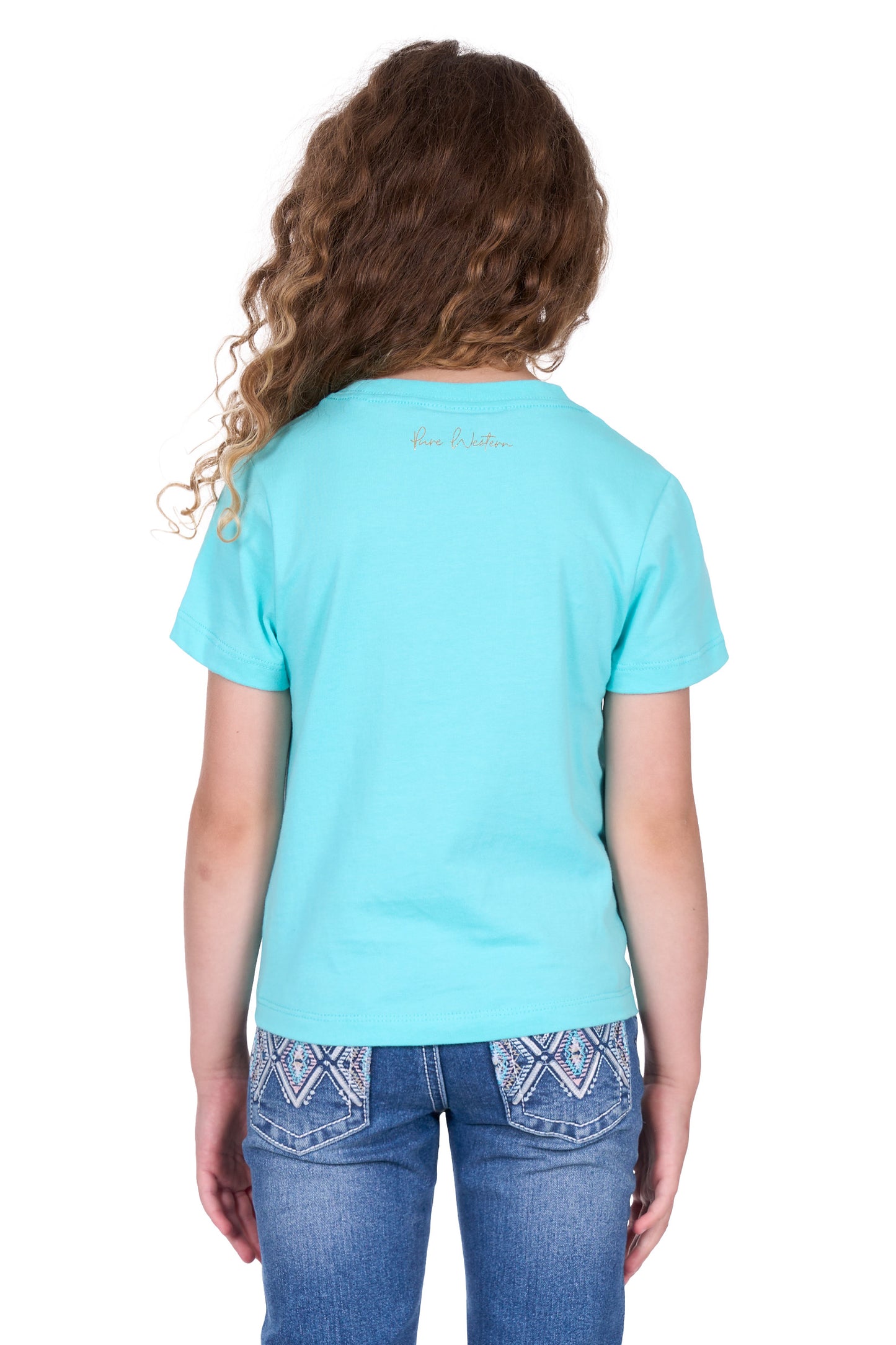 Pure Western Girls Clover Shirt P5S5576140