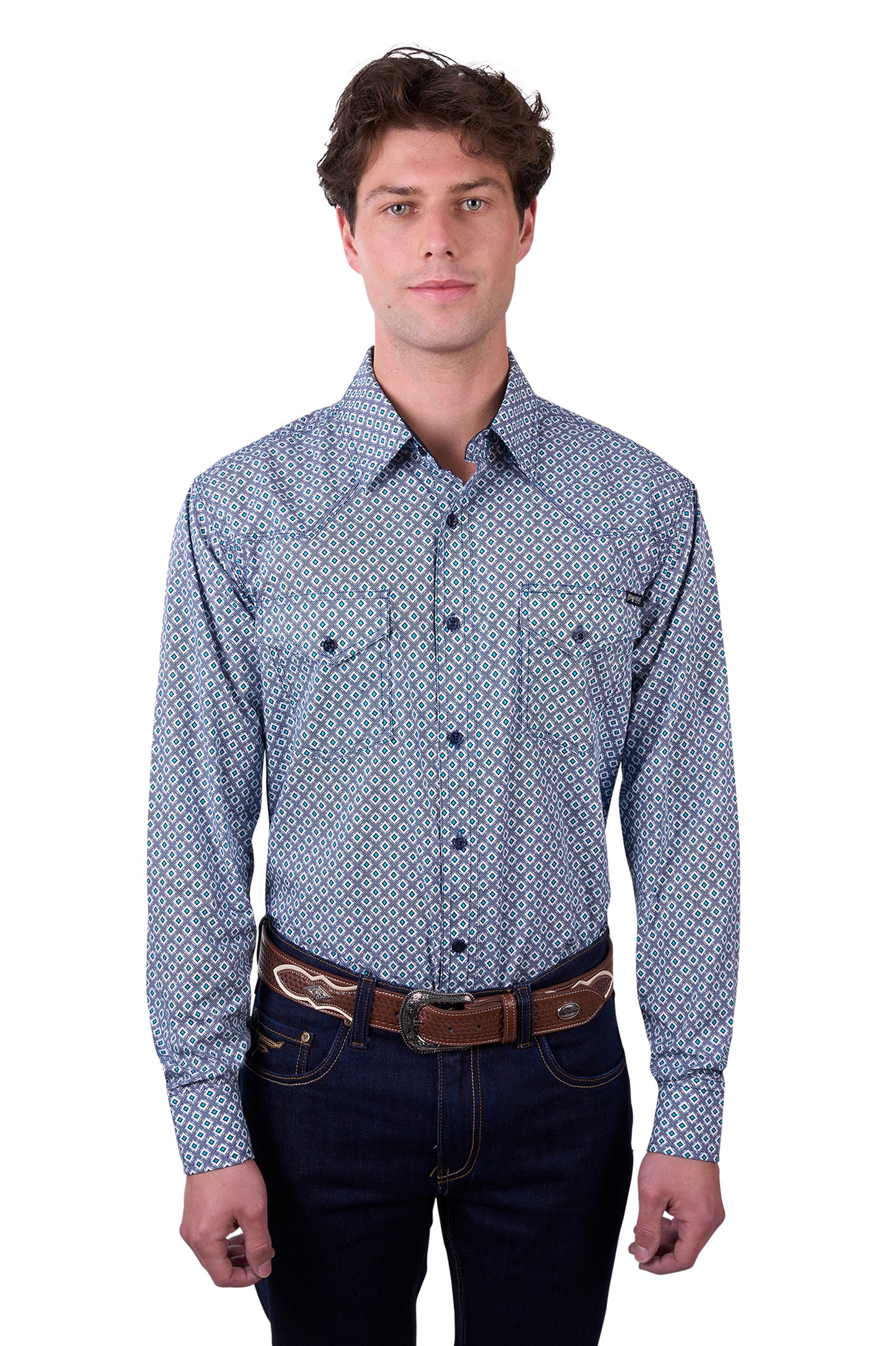 Pure Western Mens Mark Dress Shirt - P5W1100875