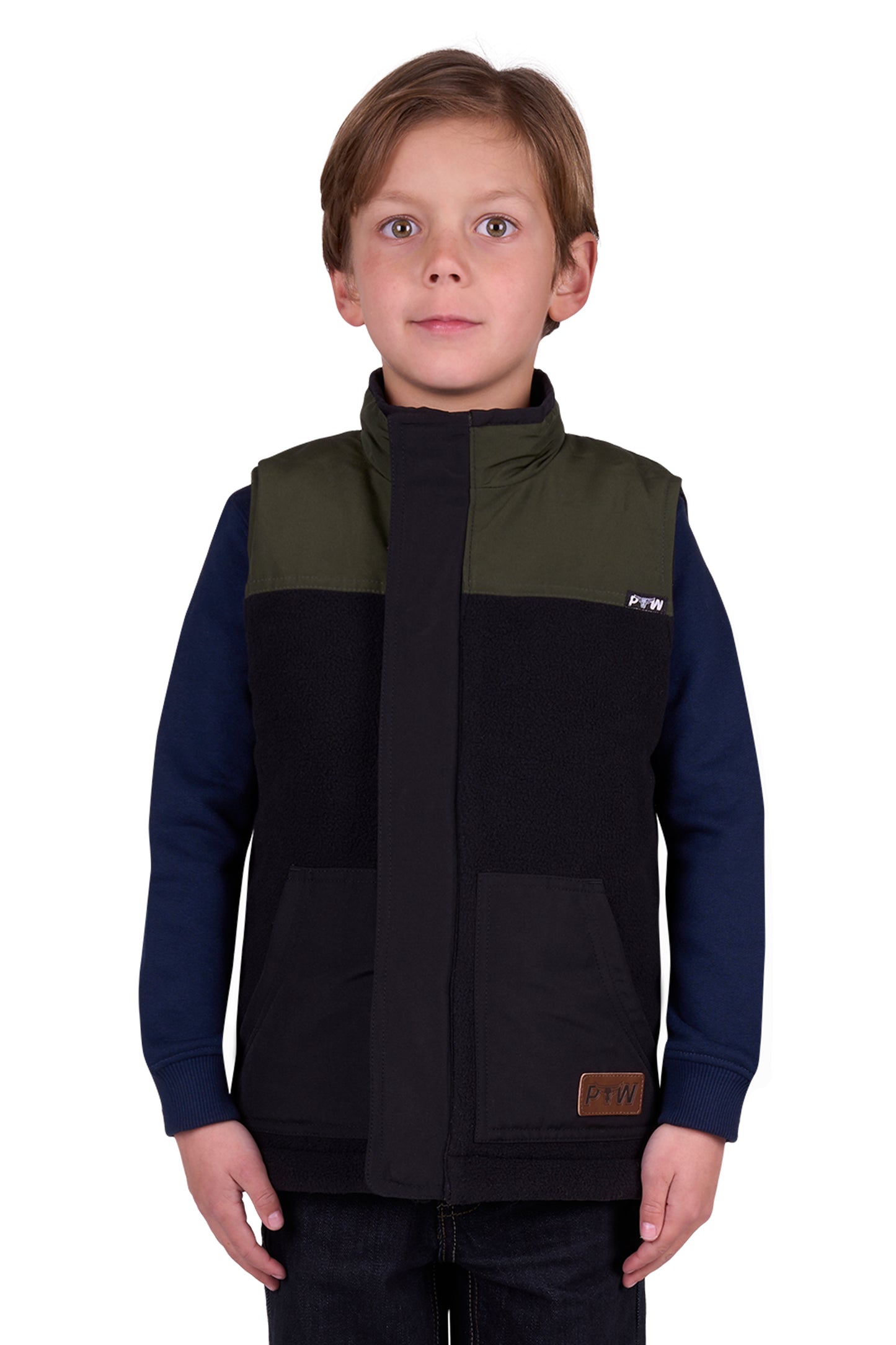 Pure Western Boys Ralph Revisible Vest - P5W3603883