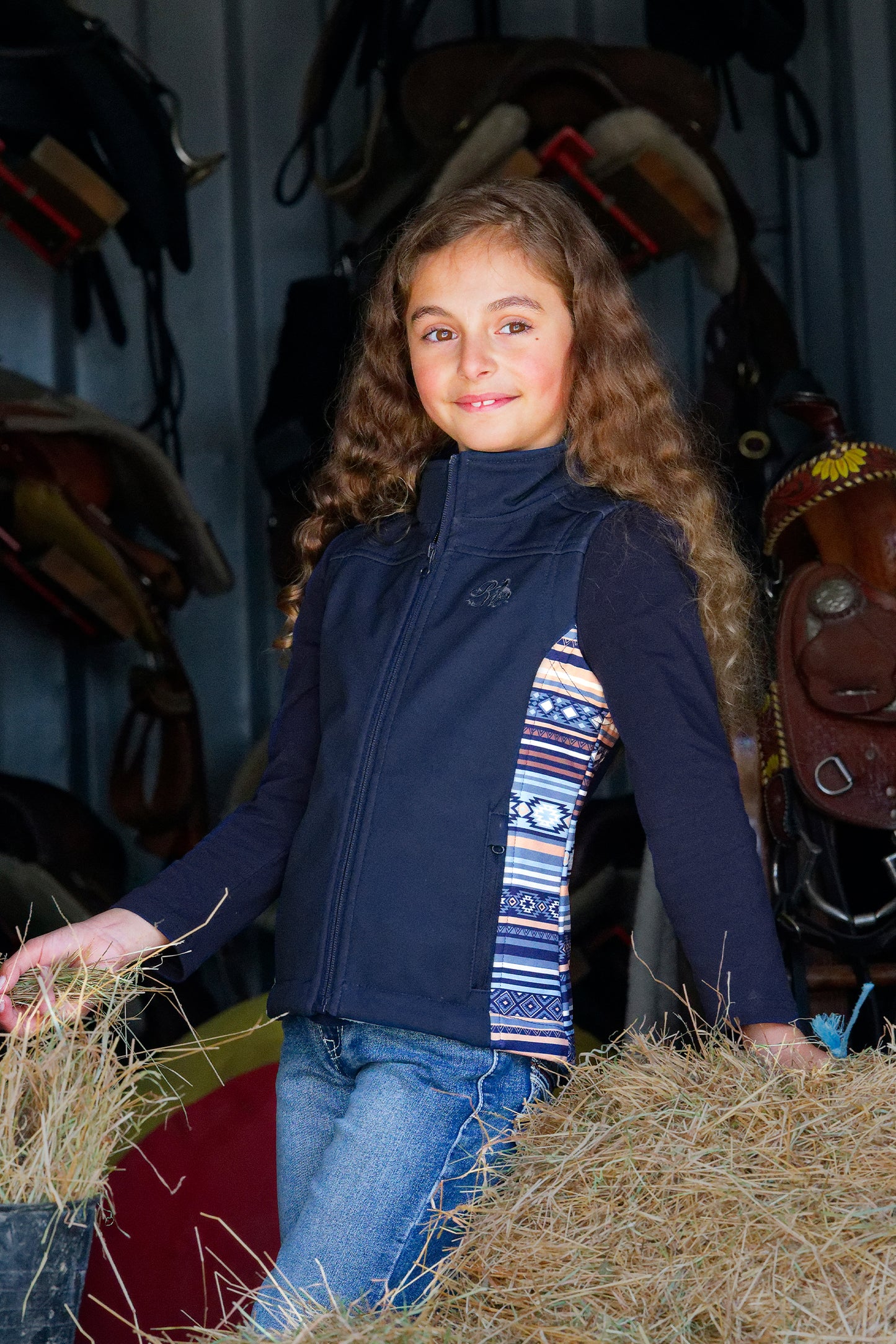Pure Western Girls Misha Softshell Vest - P5W5603020