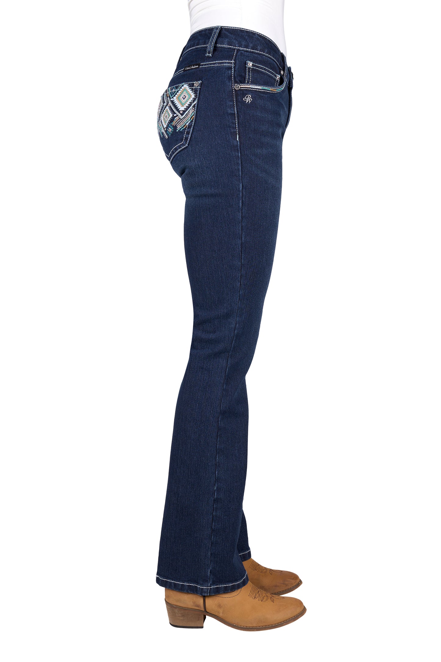 Pure Western Womens Meg Boot Cut Jean 32 Leg - PCP2208034