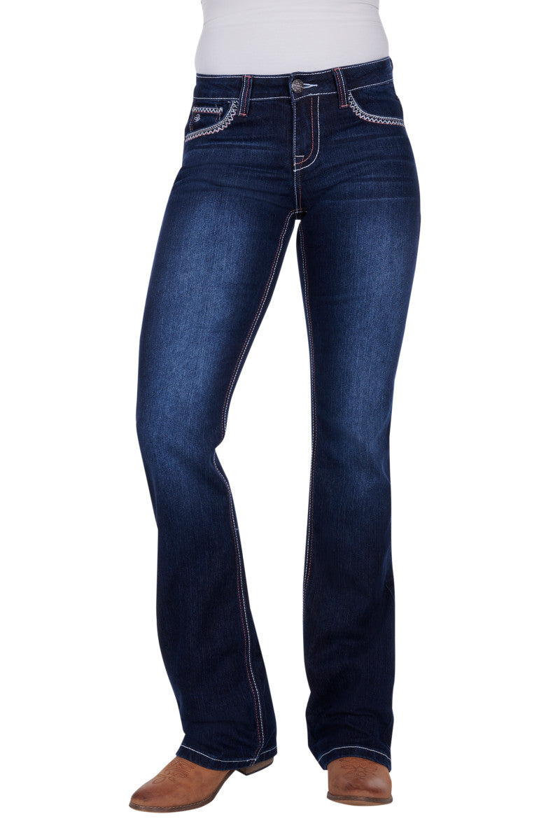 Pure Western Angie Relaxed Rider Jeans - PCP2210314