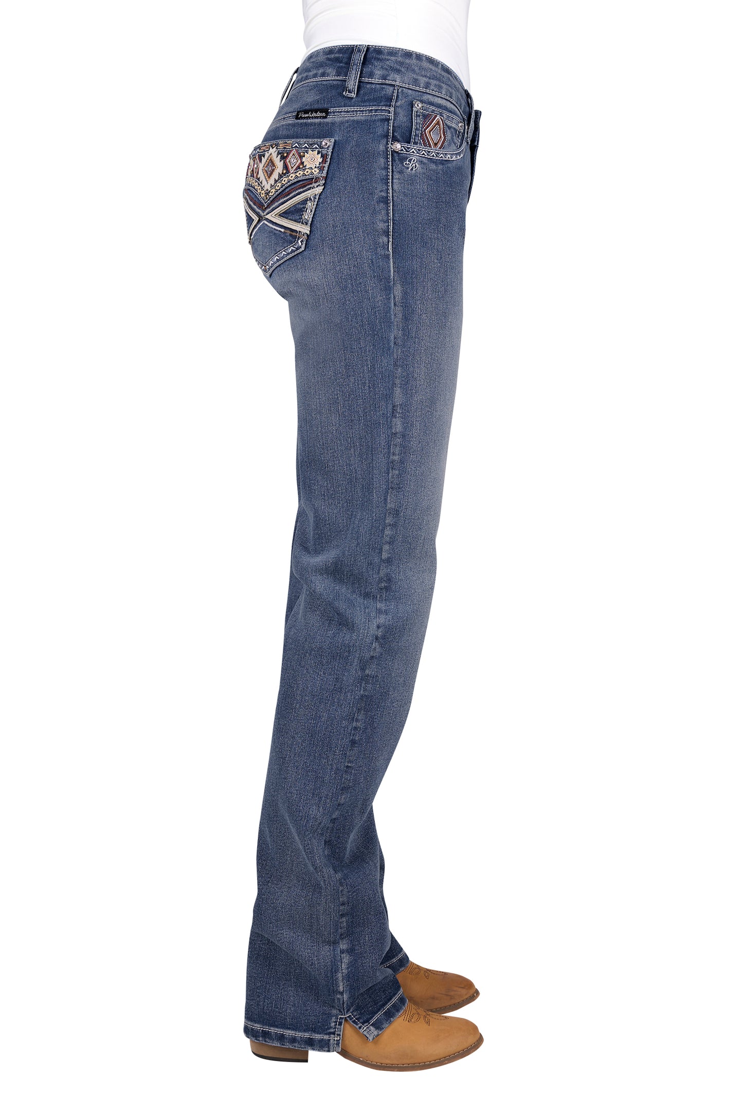 Pure Western Womens Rue Straight Leg Jeans - 34 Leg PCP2212037