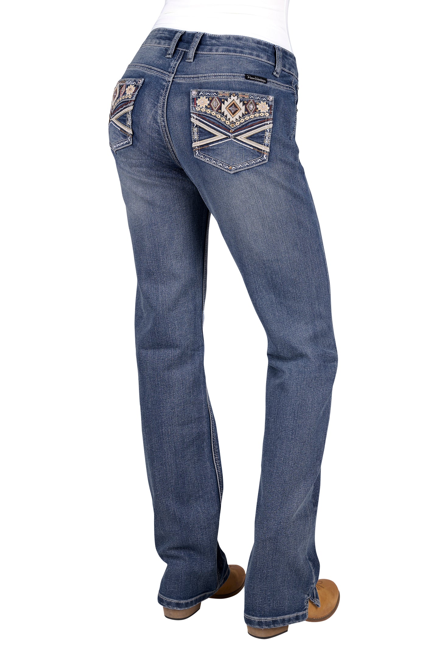 Pure Western Womens Rue Straight Leg Jeans - 34 Leg PCP2212037