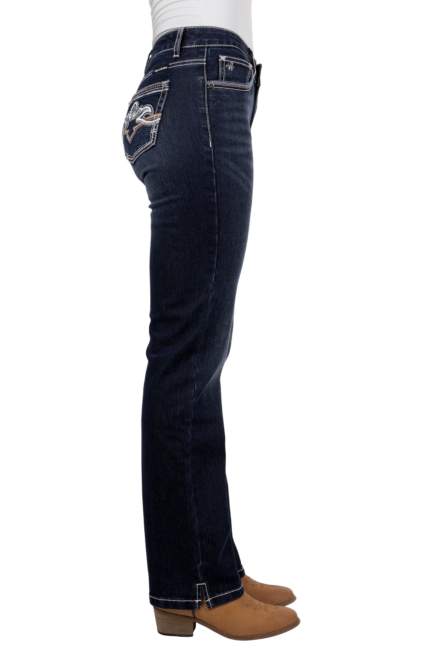 Pure Western Mia Straight Leg Jeans - 32 Leg - PCP2212850