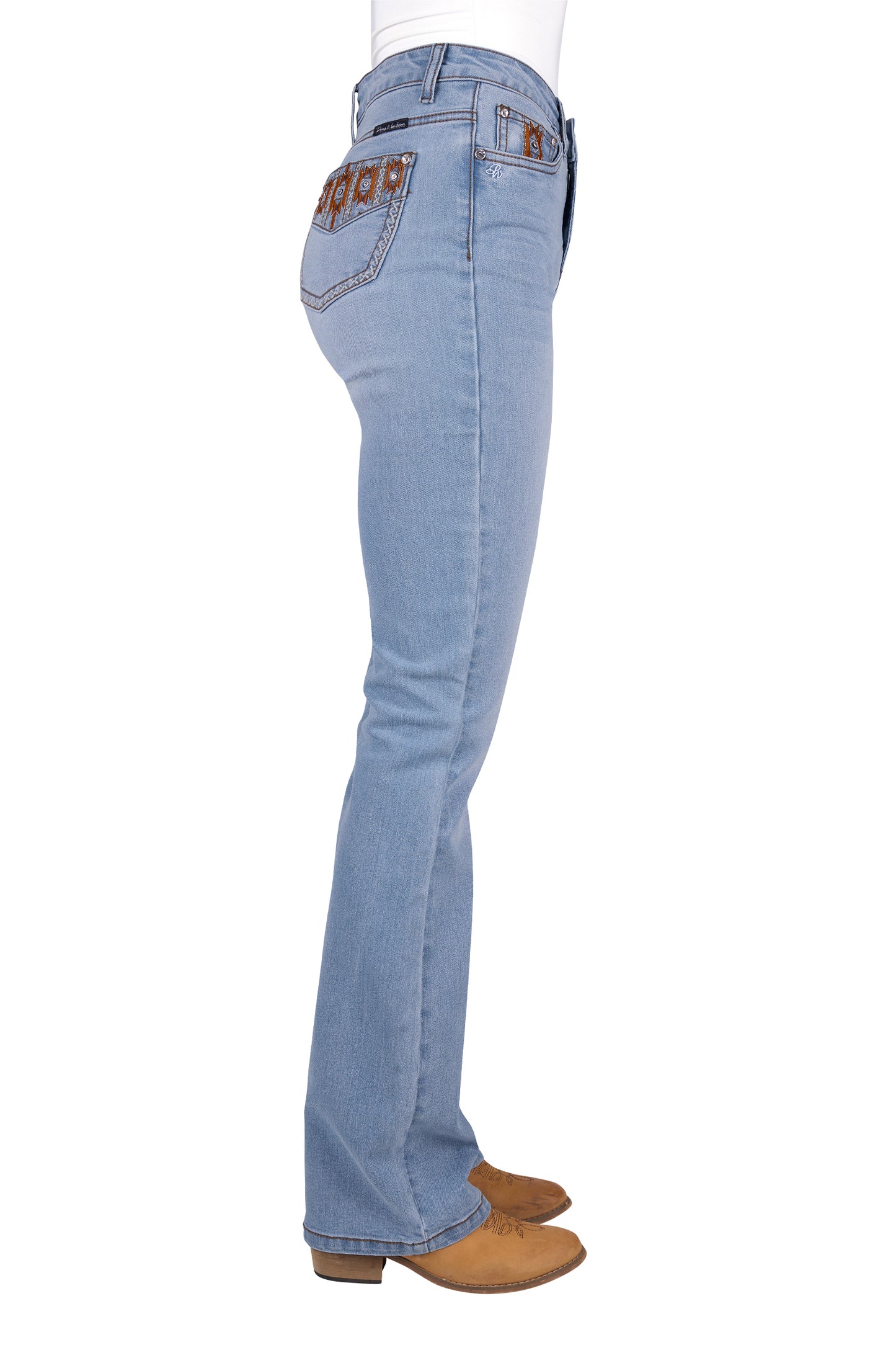Pure Western Womens Liz High Rise Boot Cut Jeans - 34 Leg PCP2213039
