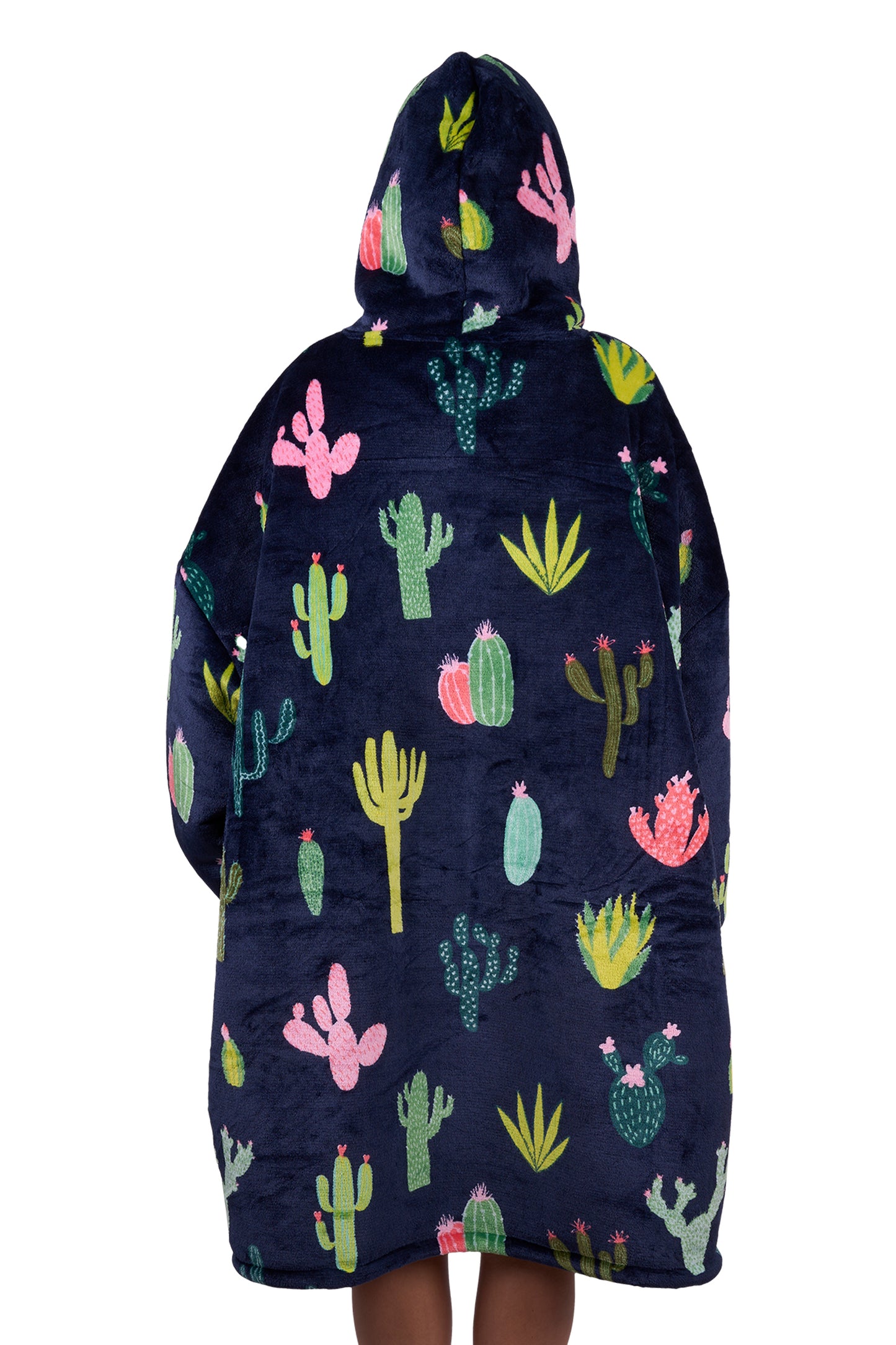 Pure Western Adult Cactus Snuggle Hoodie - PCP2934SNU