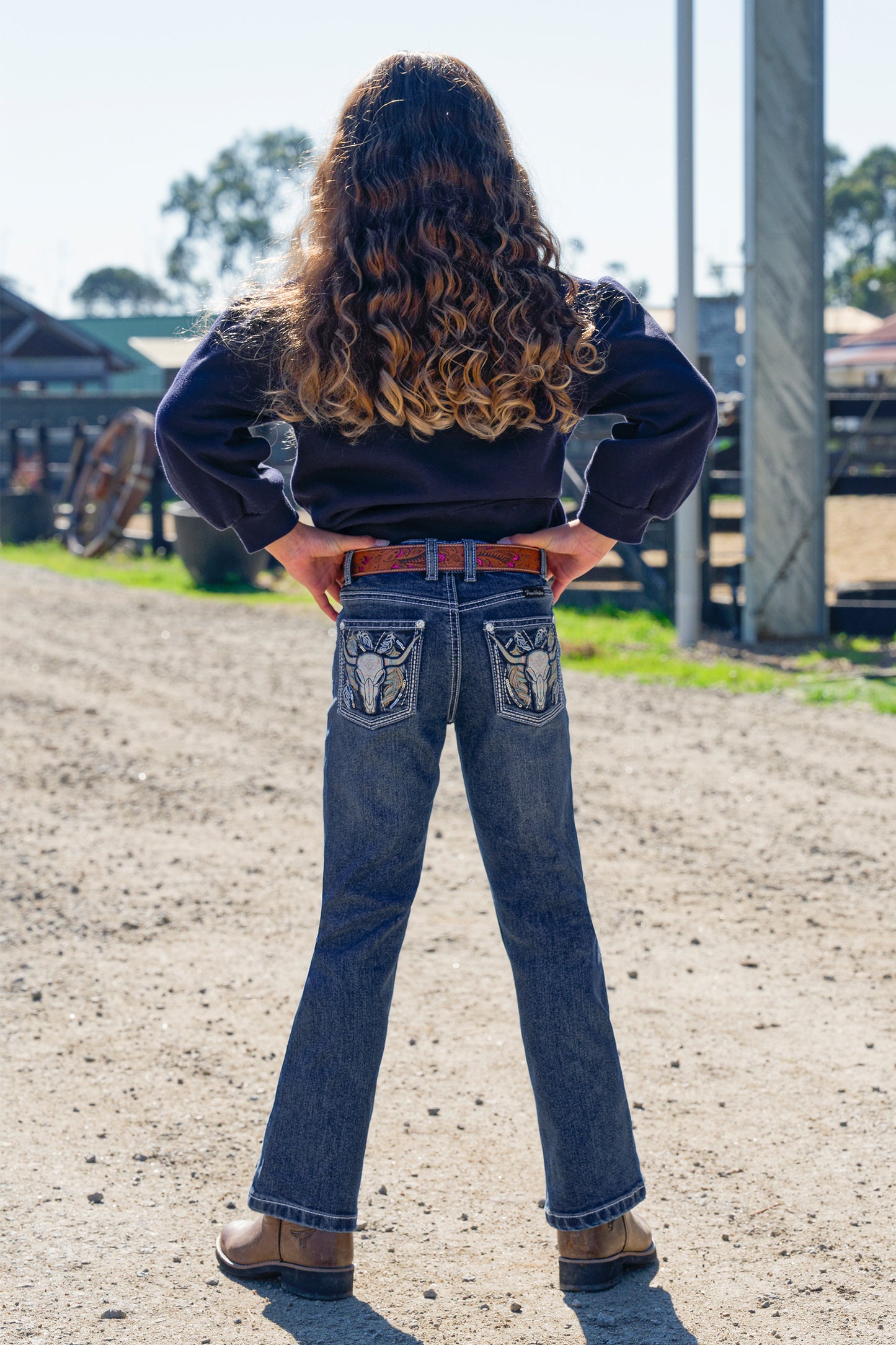 Pure Western Girls Bec Boot Cut Jeans -  PCP5208036