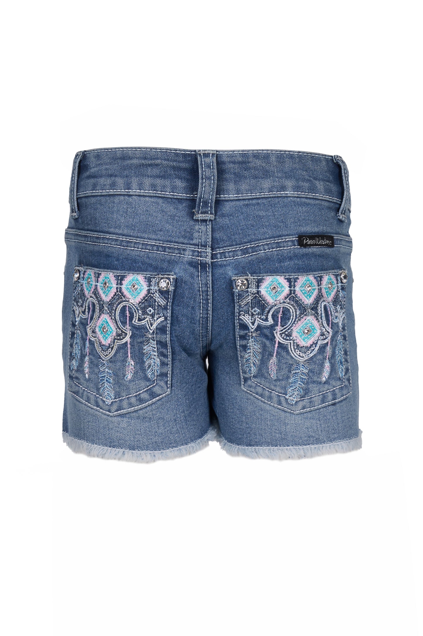 Pure Western Girls Bailey Denim Shorts PCP5305149