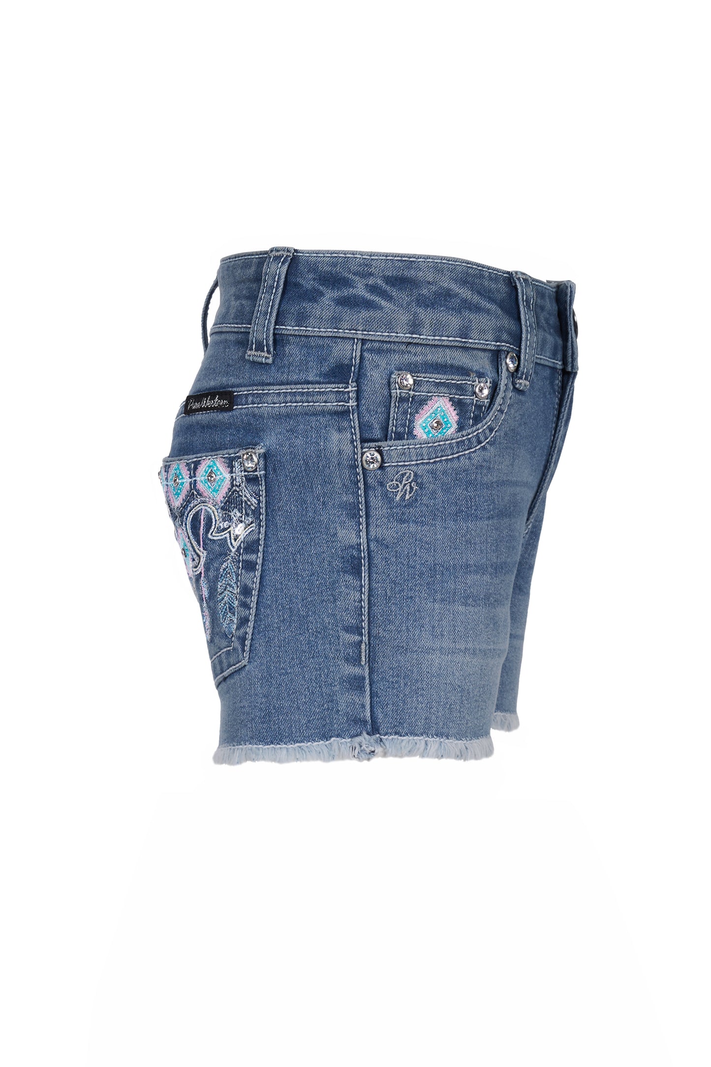 Pure Western Girls Bailey Denim Shorts PCP5305149