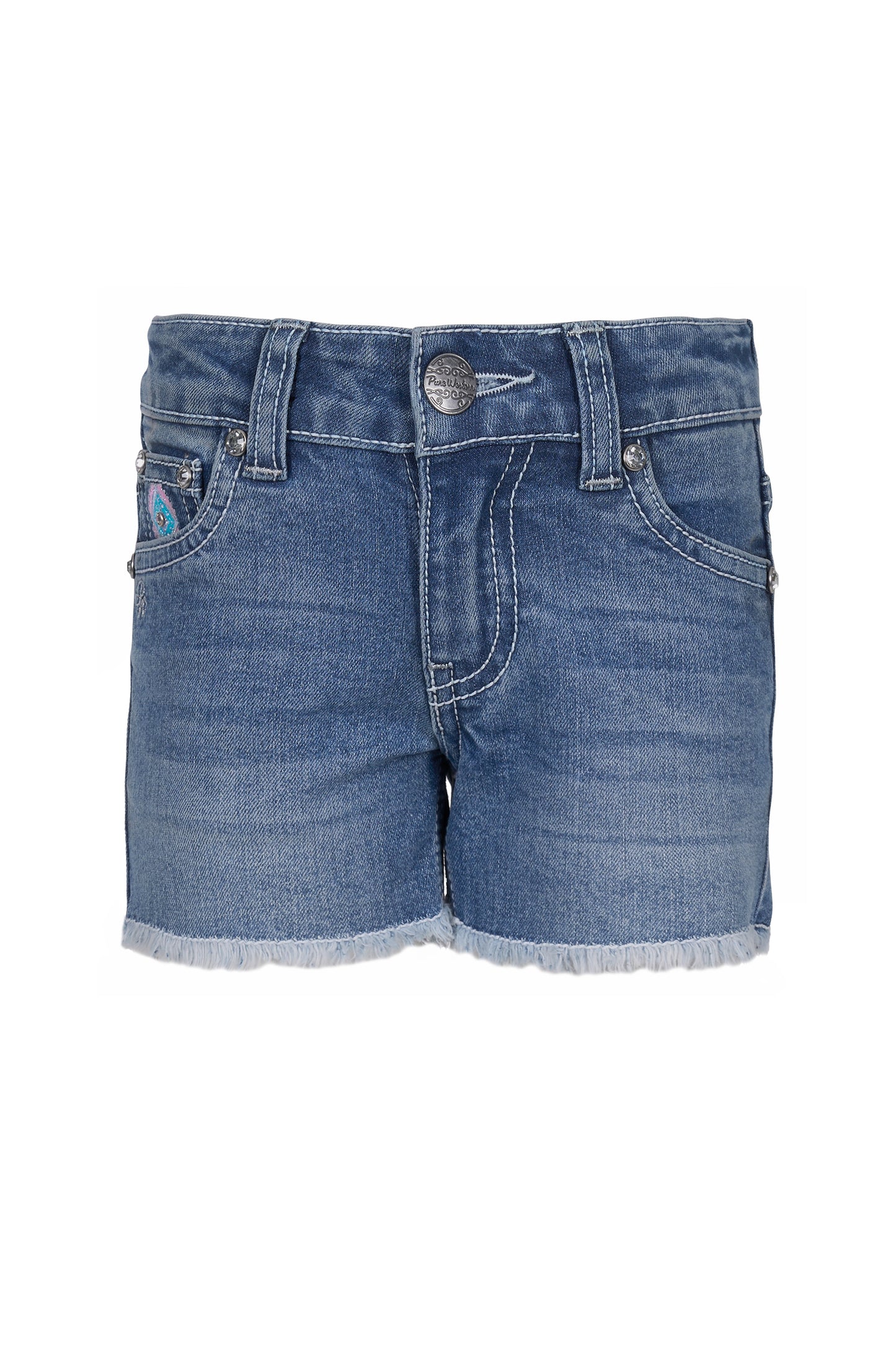 Pure Western Girls Bailey Denim Shorts PCP5305149
