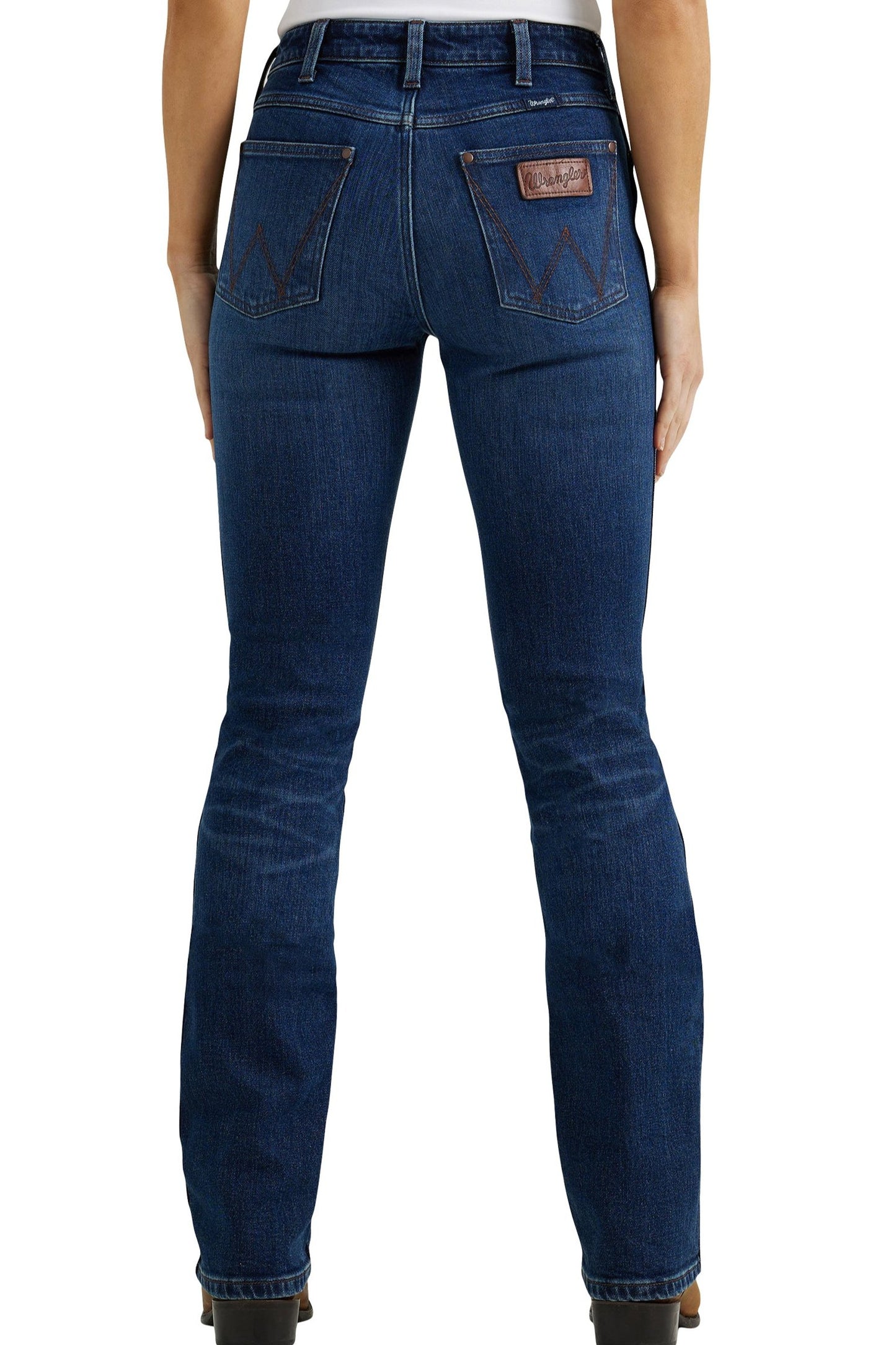 Wrangler Womens Retro Bailey Hi Rise Boot Cut Jeans W112352982
