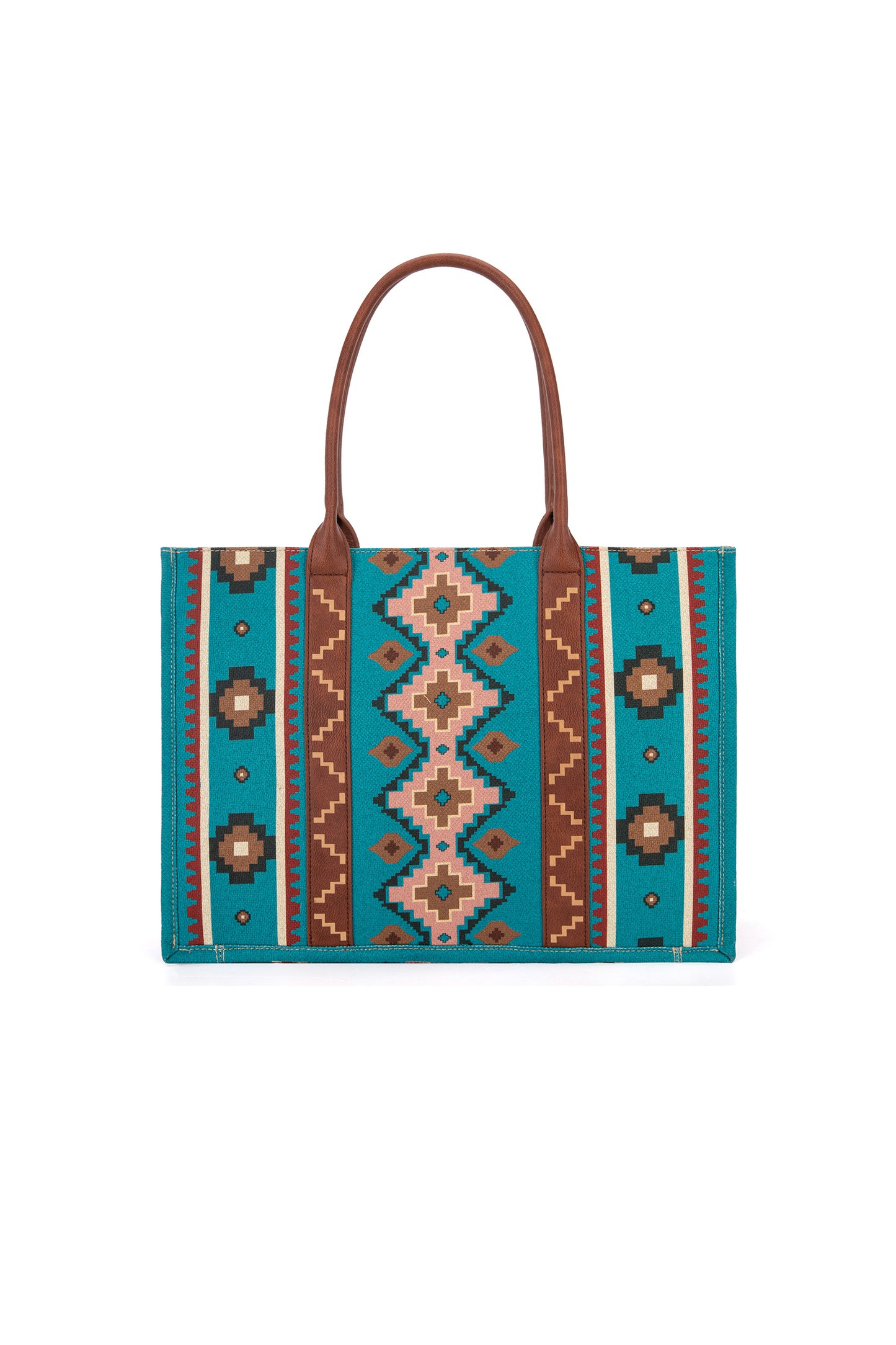 Wrangler Southwestern Tote Bag - X4S2951BAG - AQUA