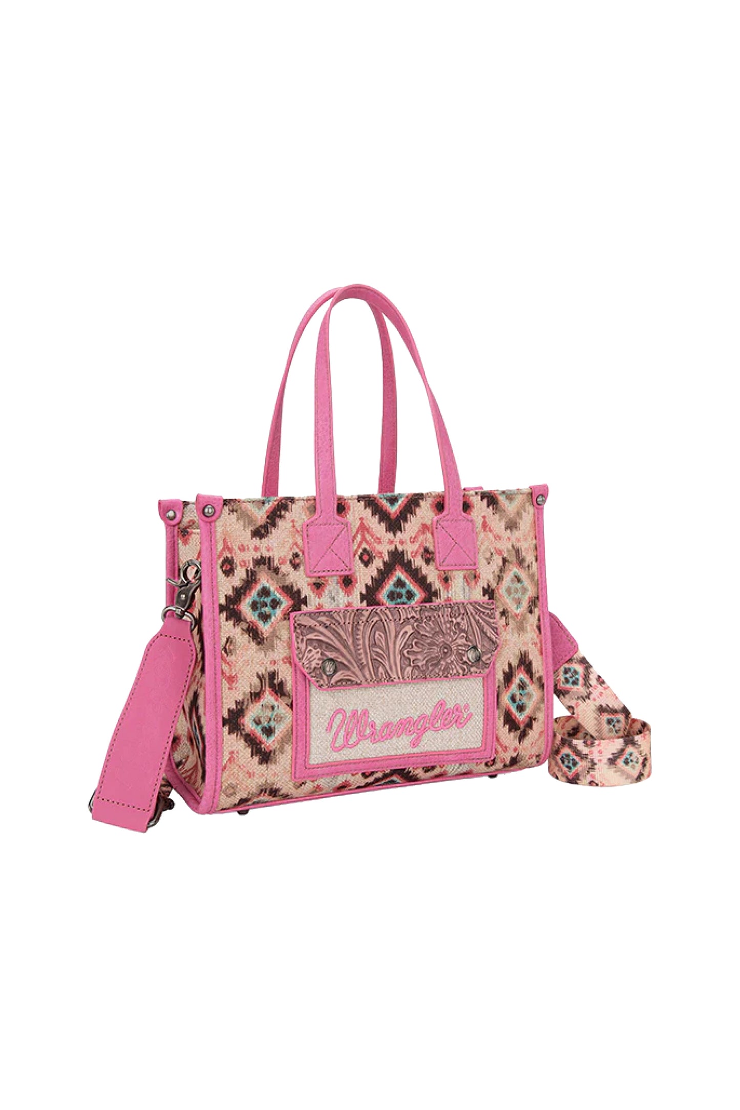 Wrangler Aztec Crossbody Tote Bag X4S2971BAG - PINK
