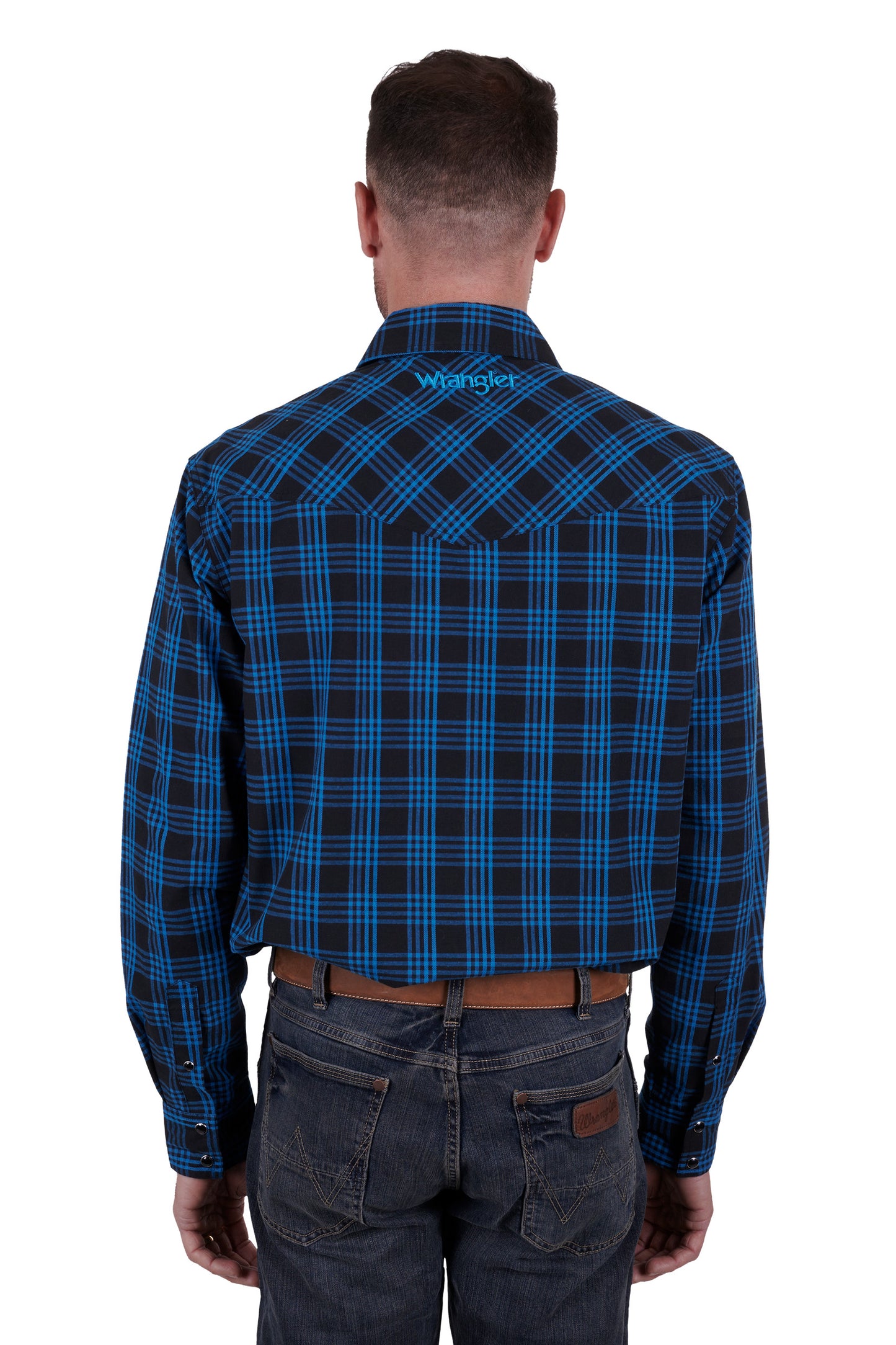 Wrangler Mens Betts Logo Dress Shirt -  X4W1111002