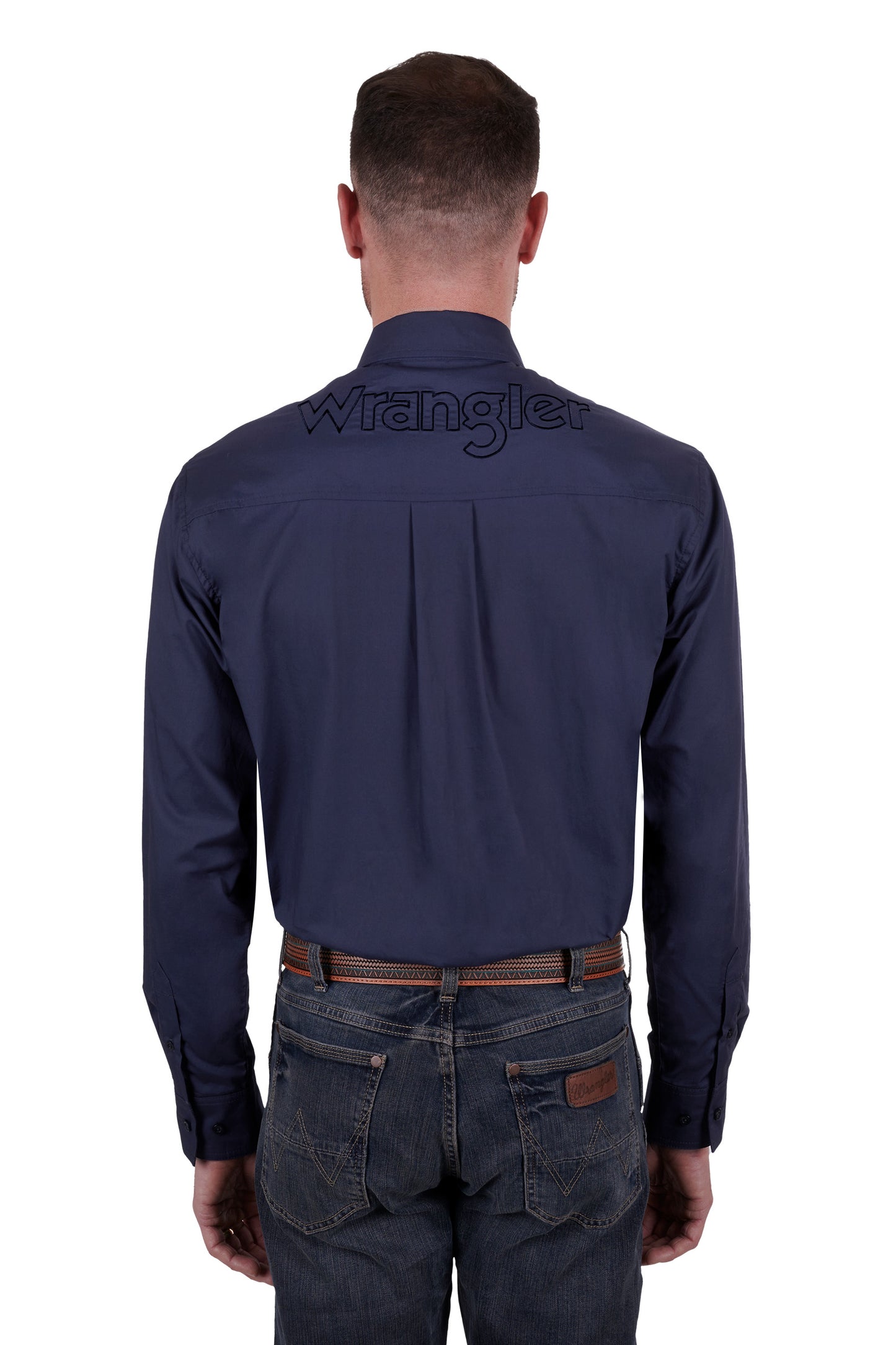 Wrangler Mens Niko Logo Dress Shirt - X4W1115999