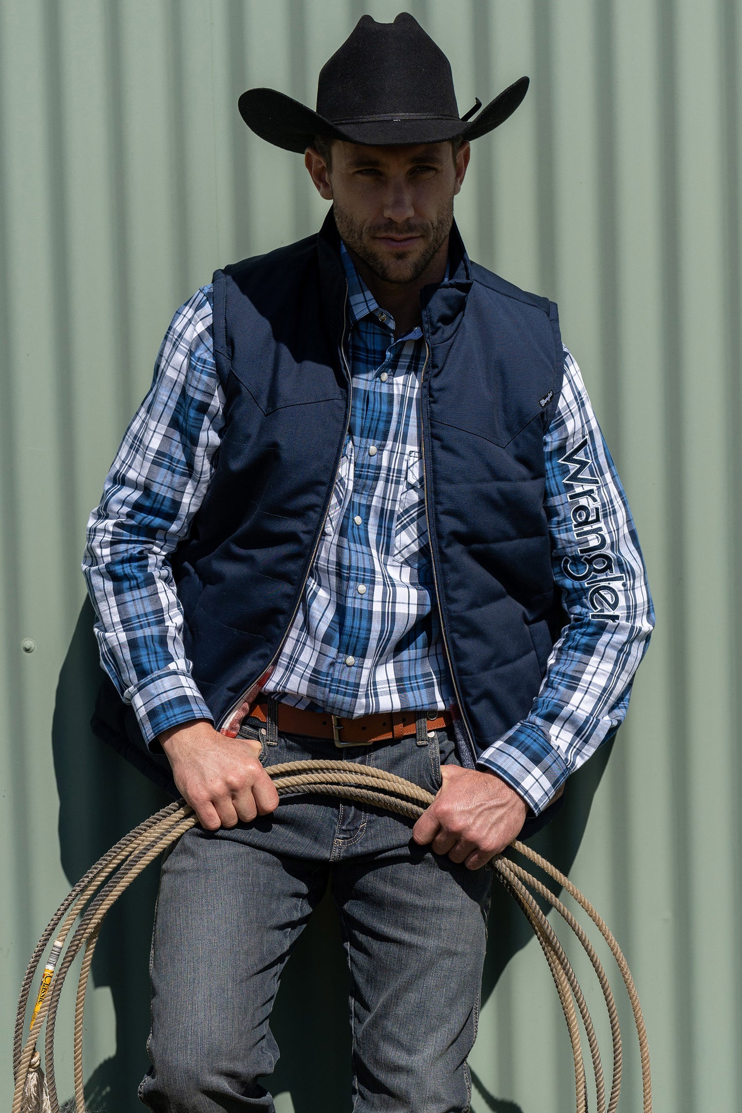 Wrangler Mens Hughes Reversible Vest - X4W1662032