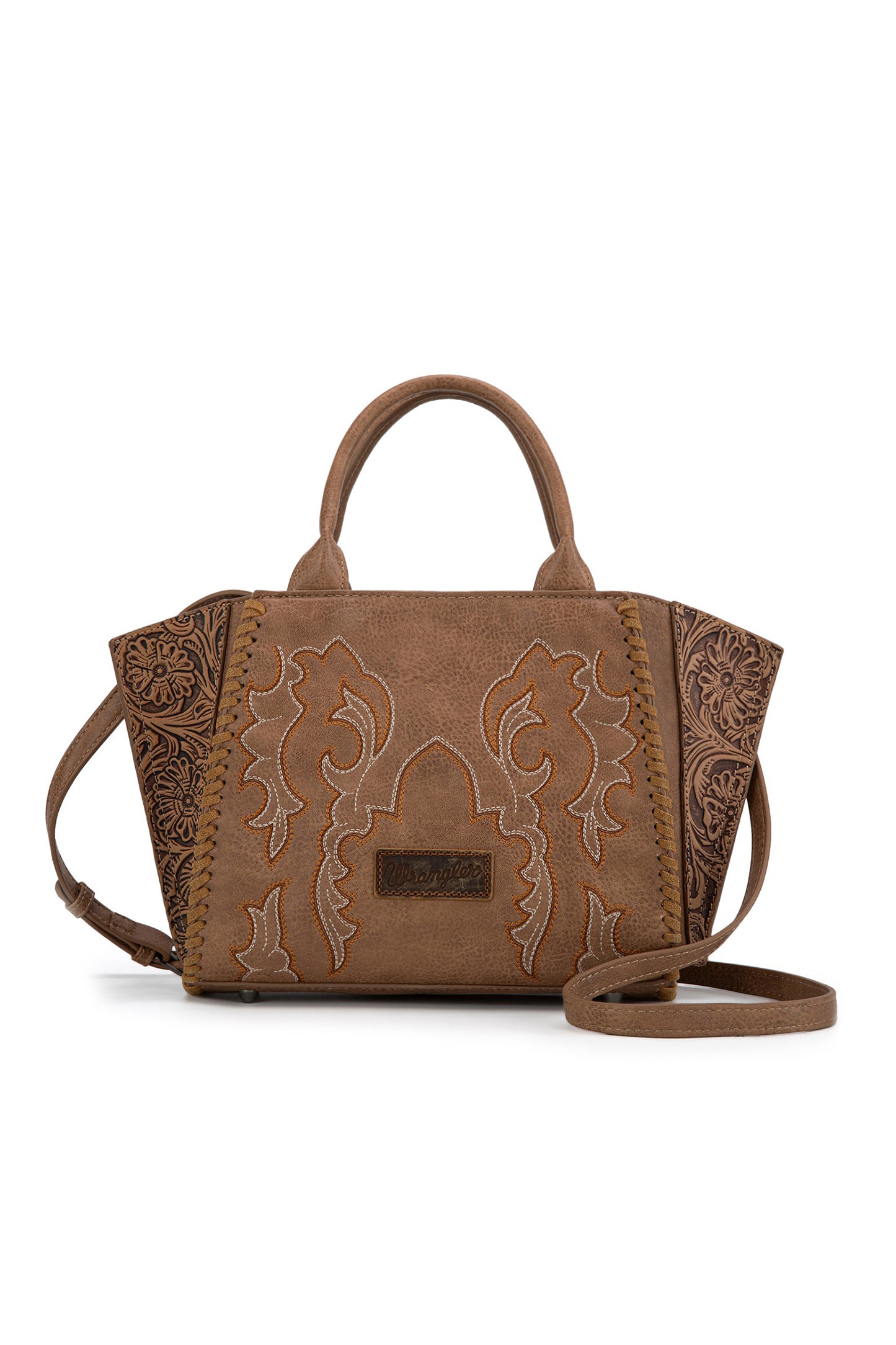 Wrangler Embroidered Tote Bag - Camel X5S2918BAG