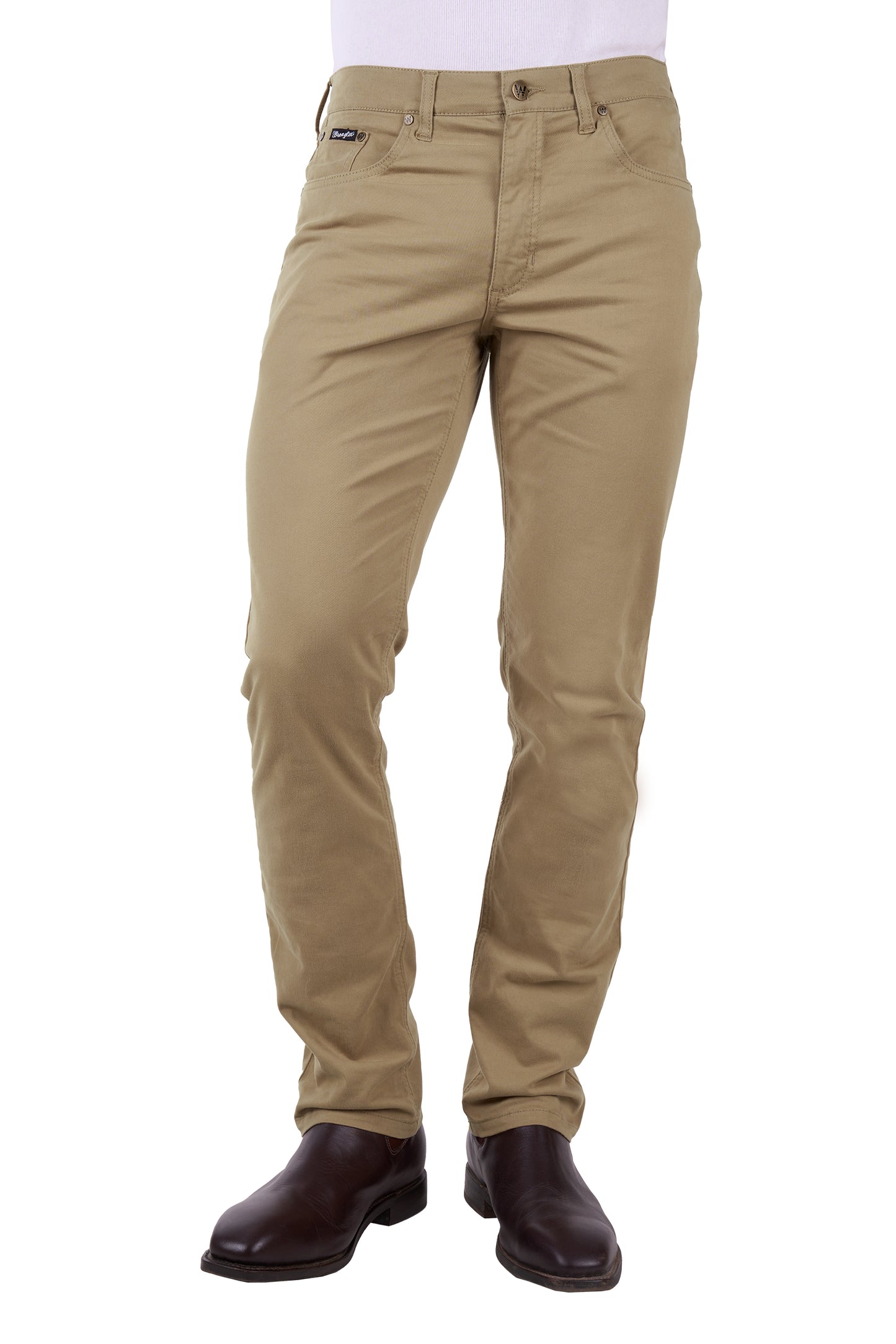 Wrangler Mens Jimmy Tailored Pants 34 Leg - Sand X5W1225263