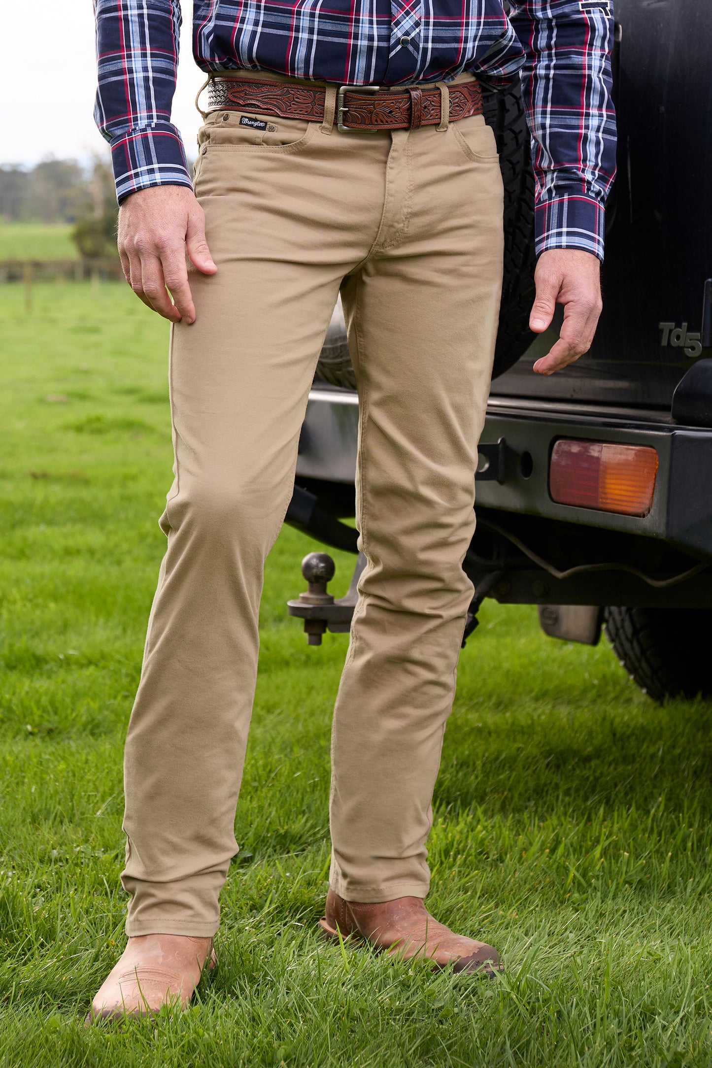 Wrangler Mens Jimmy Tailored Pants 34 Leg - Sand X5W1225263