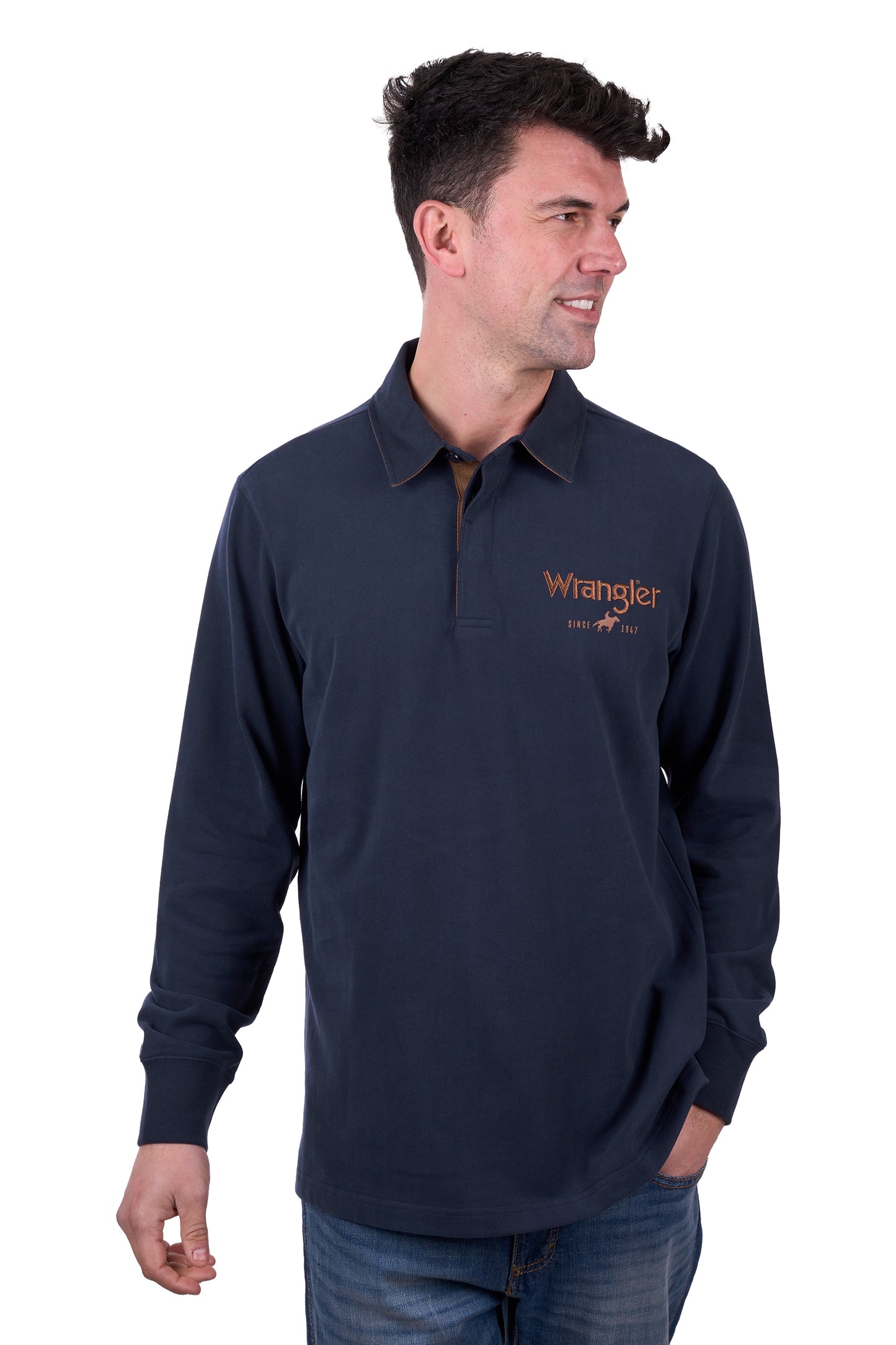 Wrangler Mens Nash Rugby Jersey - X5W1551244