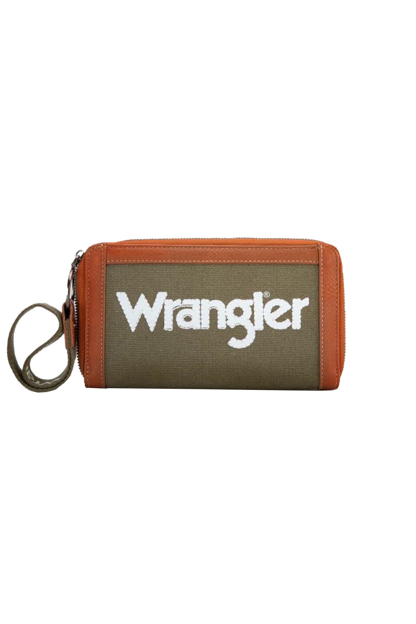 Wrangler Canvas Iconic Logo Wallet - Khaki  X5W2986WLT