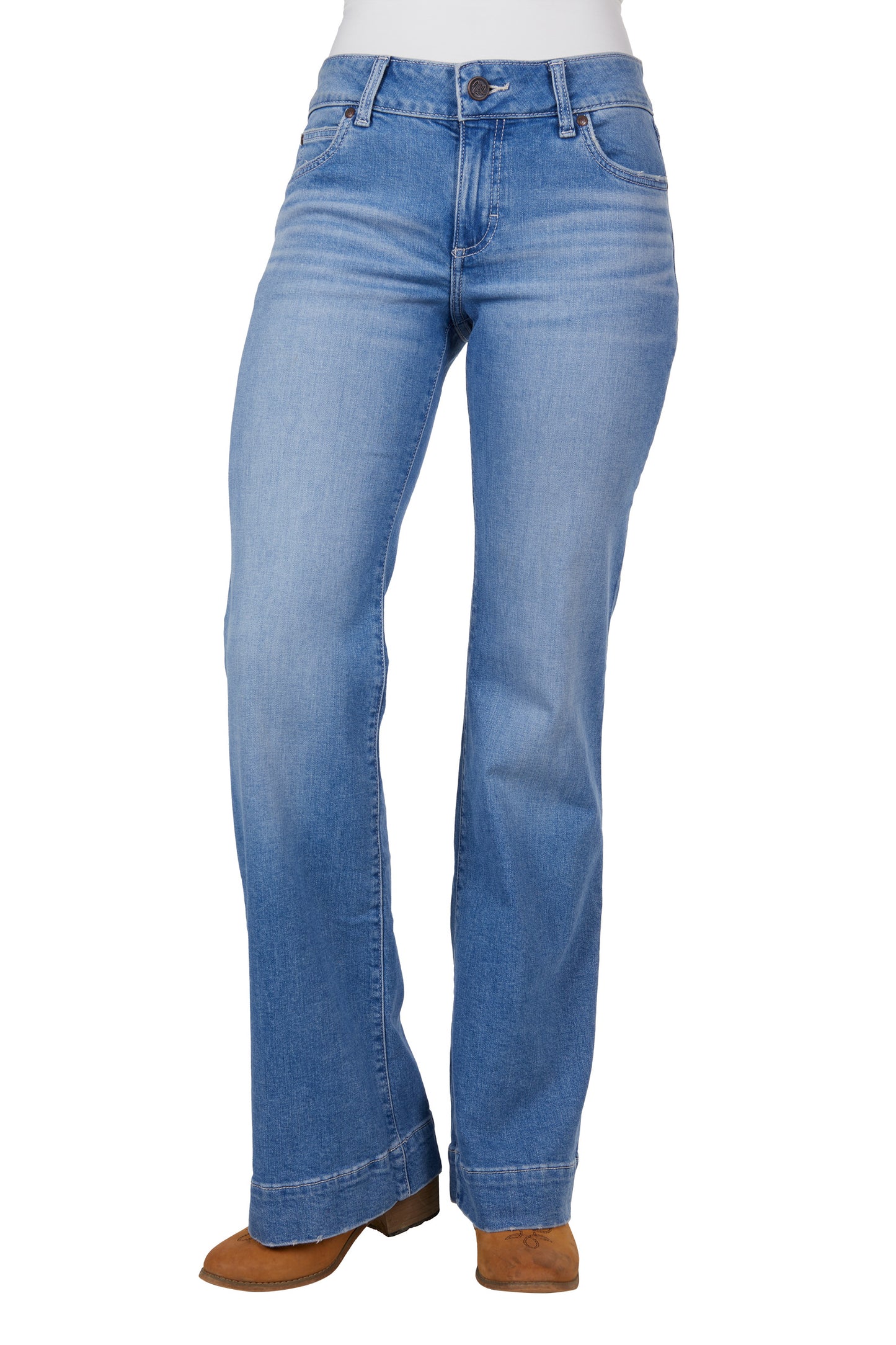Wrangler Womens Hallie Jeans - Mae 34L  XCP2253213 Sky