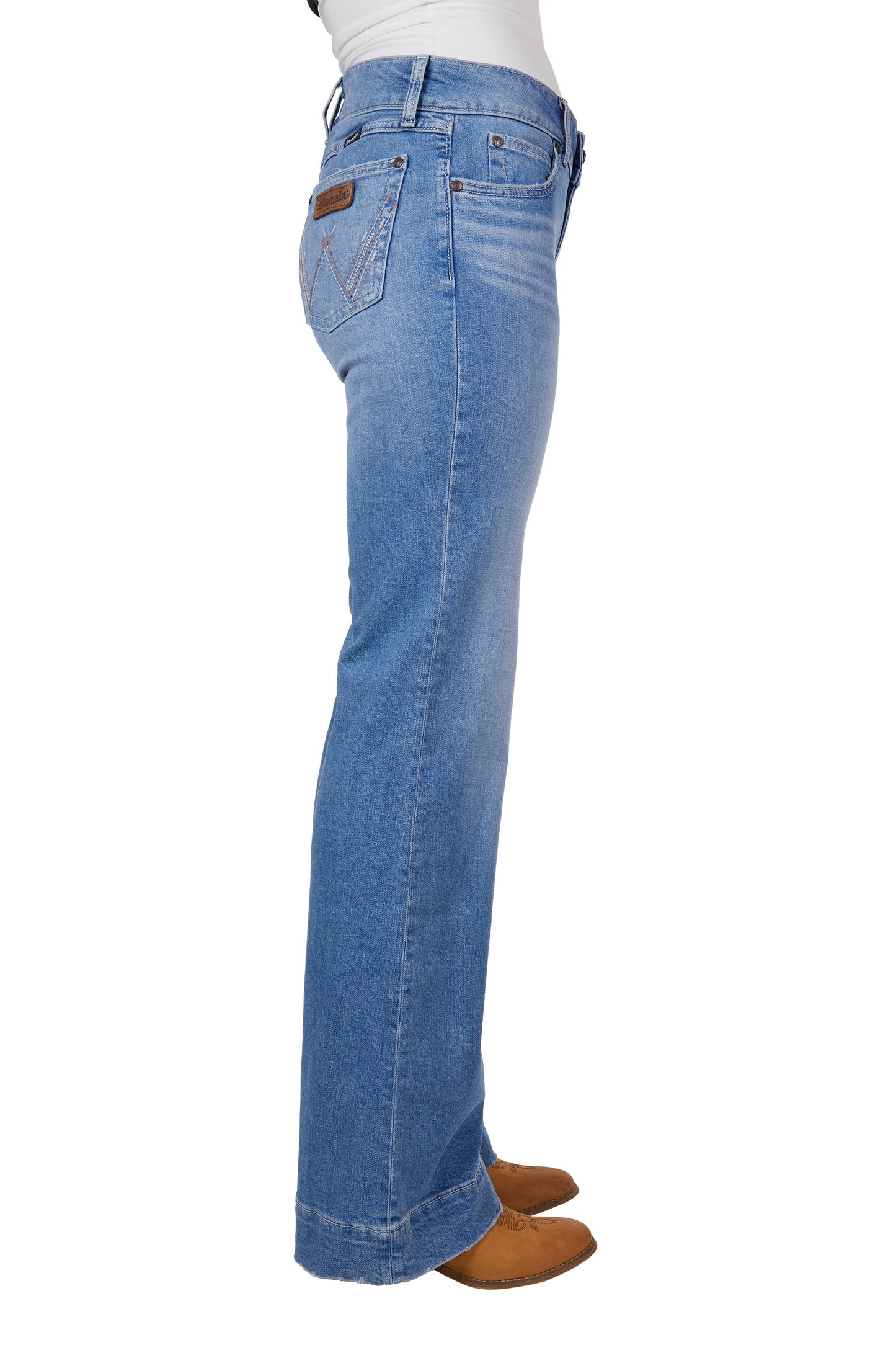 Wrangler Womens Hallie Jeans - Mae 34L  XCP2253213 Sky