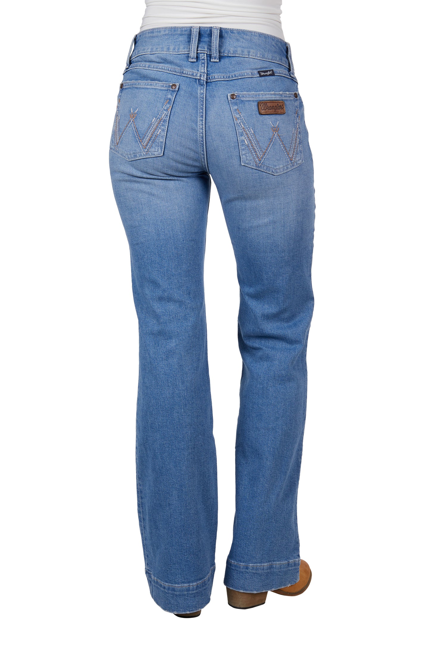 Wrangler Womens Hallie Jeans - Mae 34L  XCP2253213 Sky