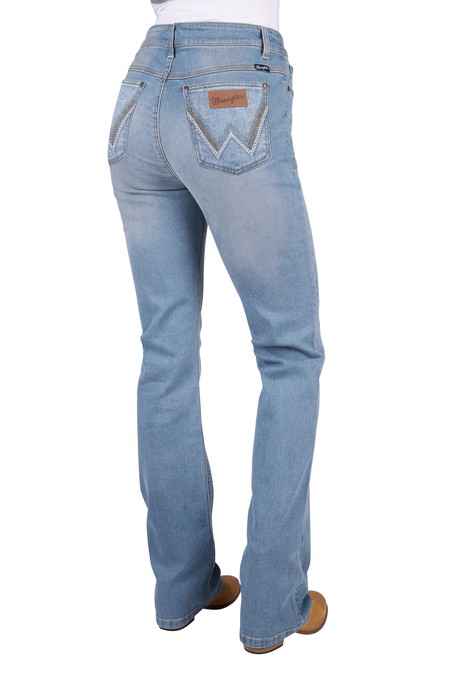 Wrangler Womens Dillen High Rise Jeans 34L - XCP2255465