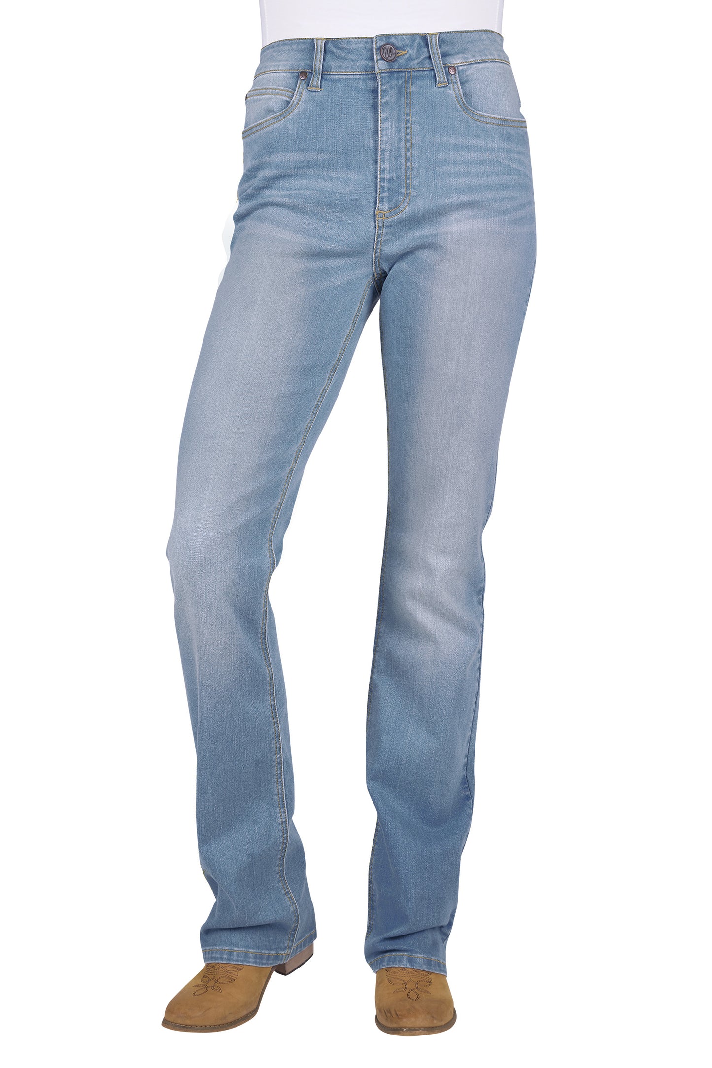Wrangler Womens Dillen High Rise Jeans 34L - XCP2255465