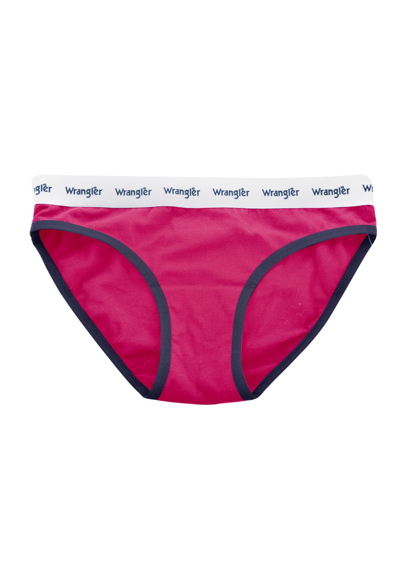 Wrangler Womens Logo Briefs 2 Pack - Navy / Pink XCP2993504