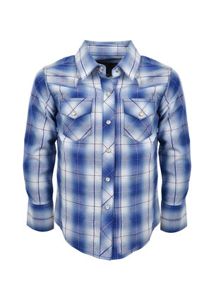 Girls Jacinta Check Western L/S Shirt