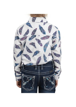 Girls Pure Western Nora L/S Shirt