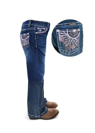 Girls Pure Western Willa Boot Cut Jeans
