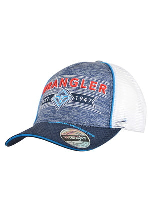 Wrangler Franco Trucker Cap - Navy Marle