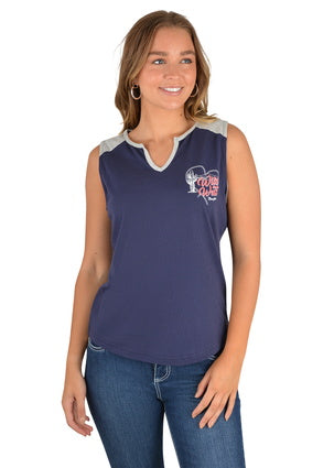Wrangler Womens Wild Like The West Tank