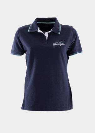 Wrangler Womens Gerry Polo - Navy