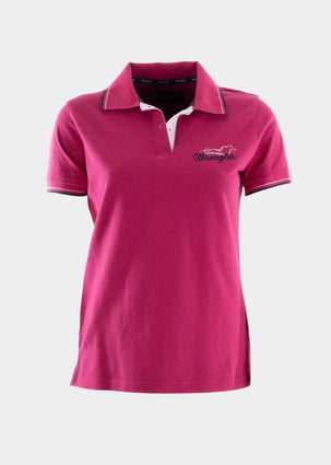 Wrangler Womens Gerry Polo - Fuschia