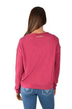 Pure Western Lacey Long Sleeve Tee