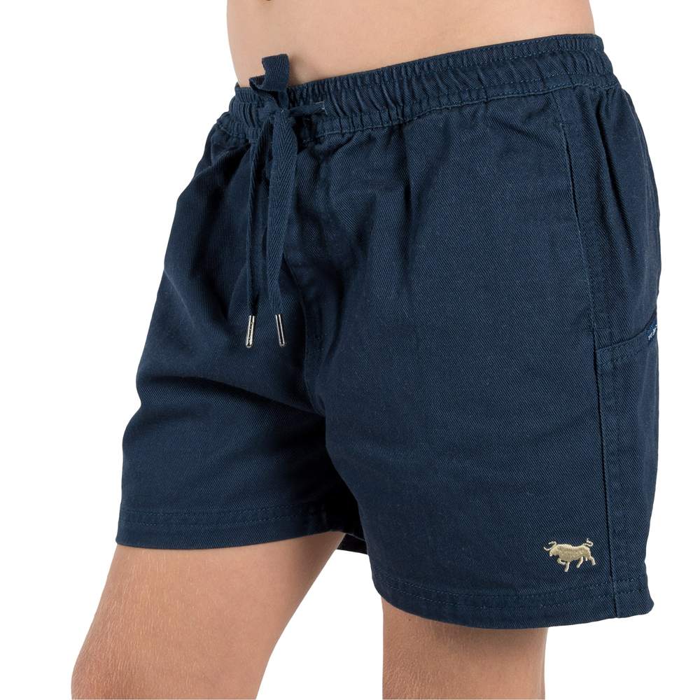 Ringers Western Kids Ringers Ruggers - Navy with Camel