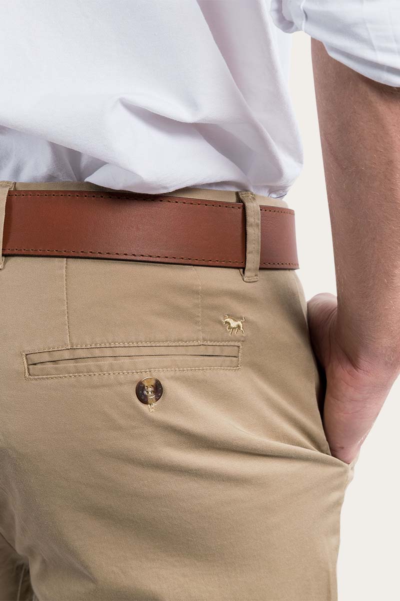 Ringers Western Mens Campbell Chino Shorts - Clay