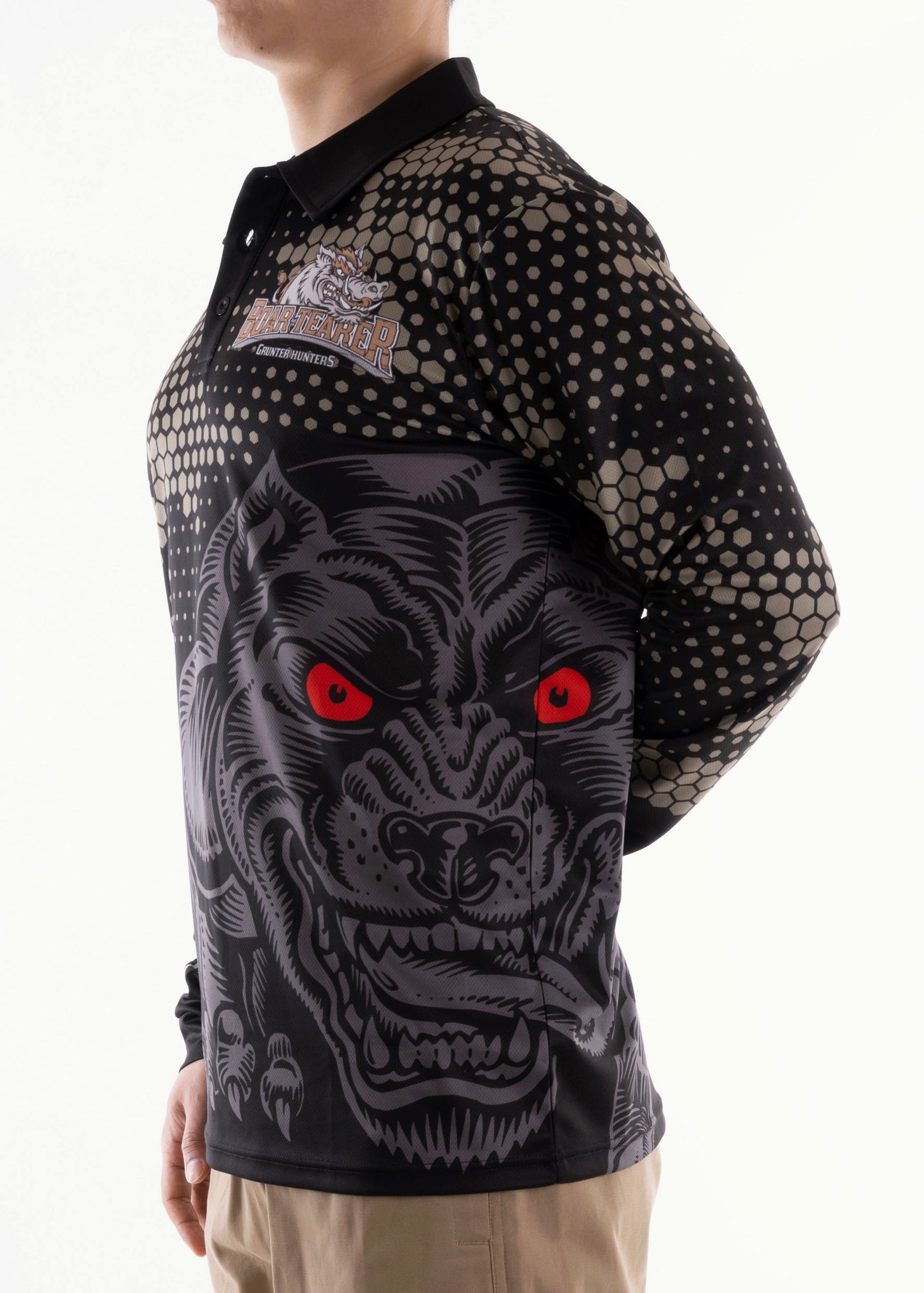 Boar Tearer Mens Narrabri Fishing Shirt