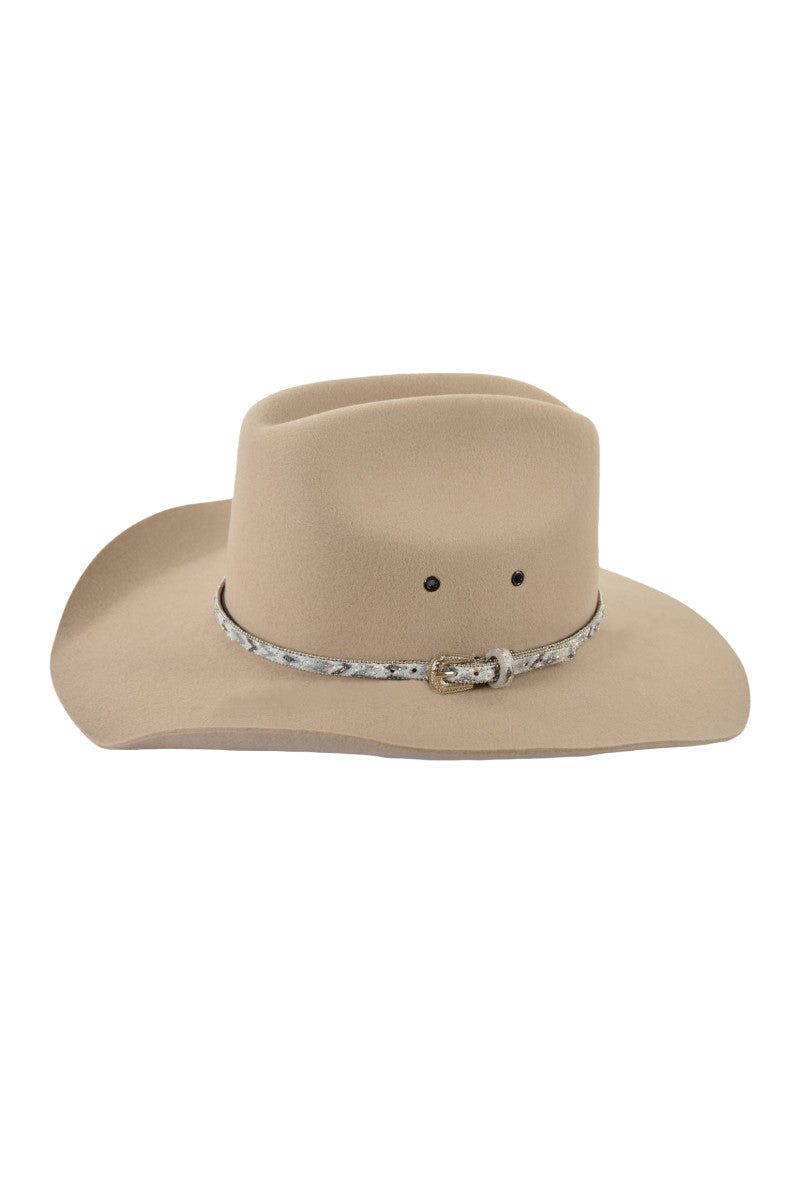 Pure Western Stevie Hat Band - Silver